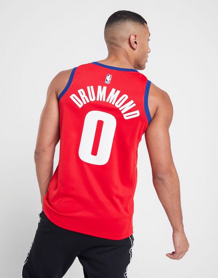 Buy Red Nike NBA Detroit Pistons Swingman Drummond #00 Jersey | JD ...