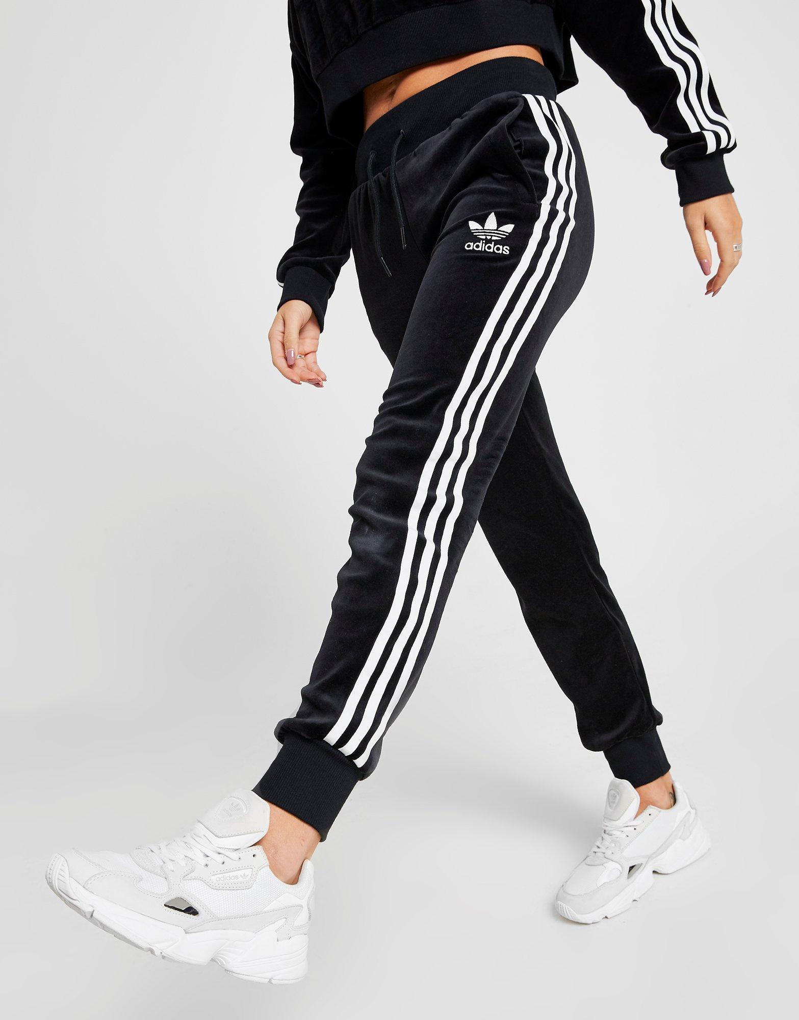 adidas velvet track pants