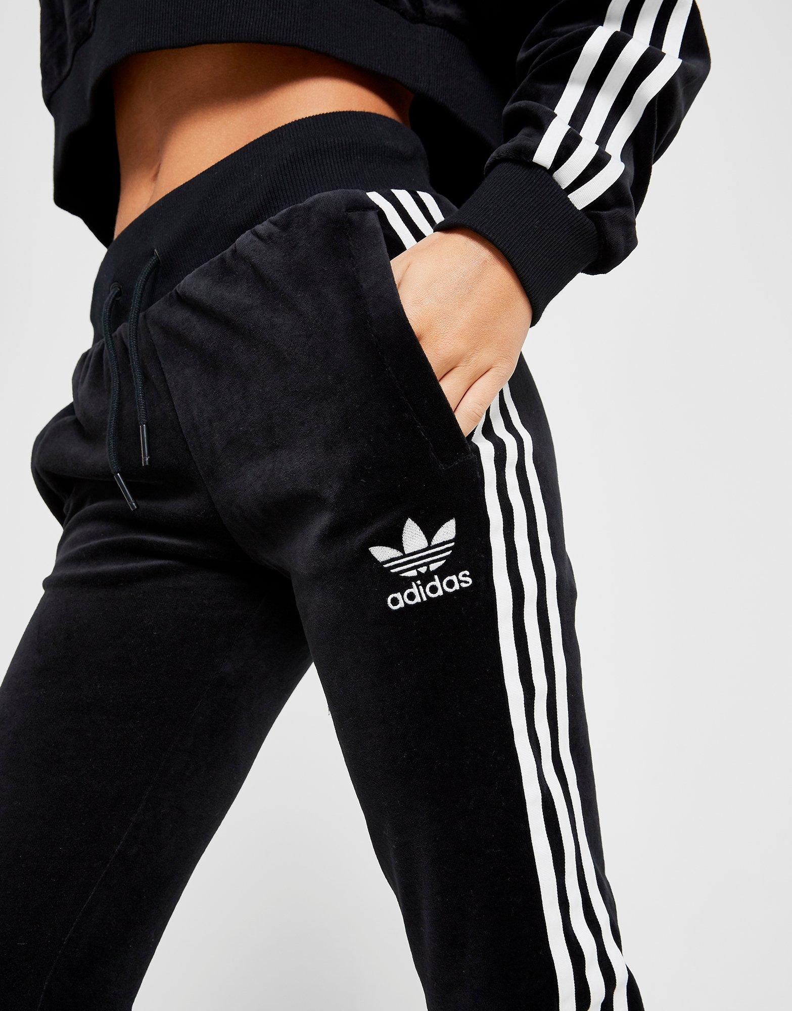 adidas originals velvet joggers