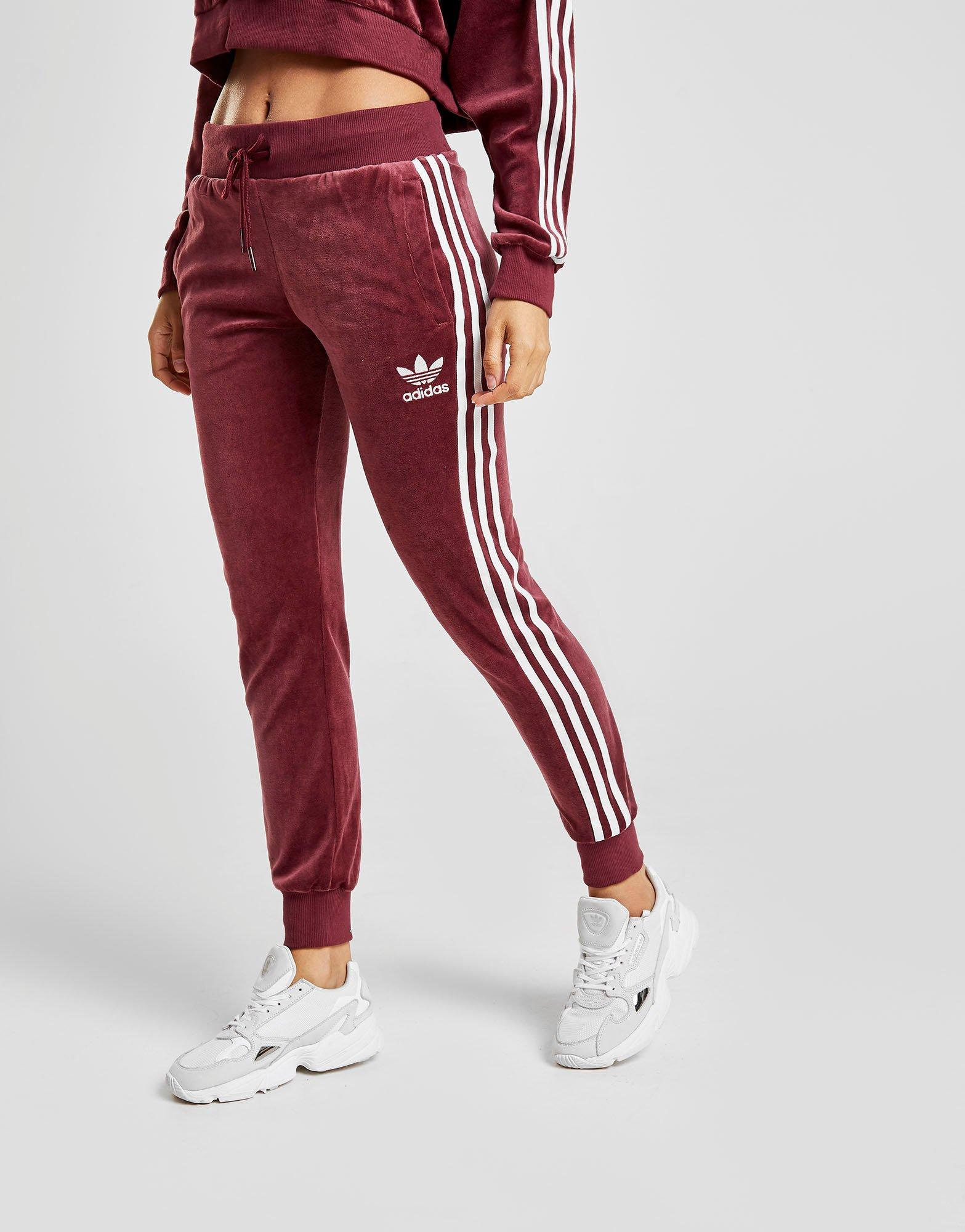 adidas velvet tracksuit womens