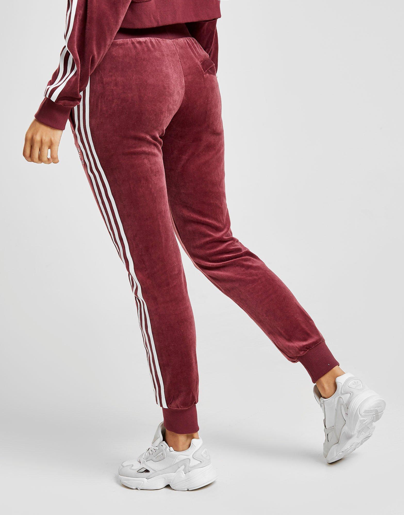 velour adidas joggers