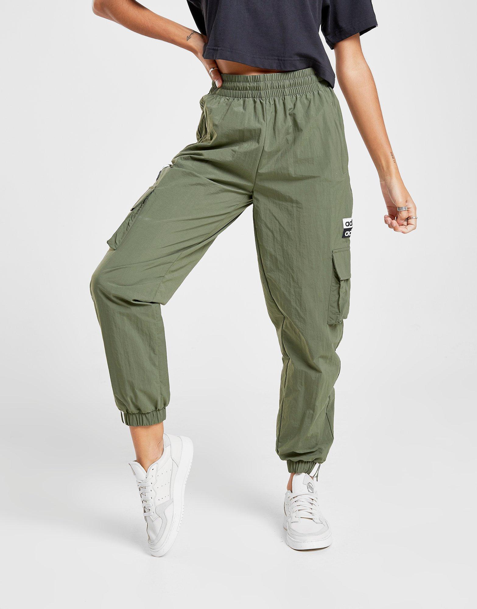 green track pants adidas