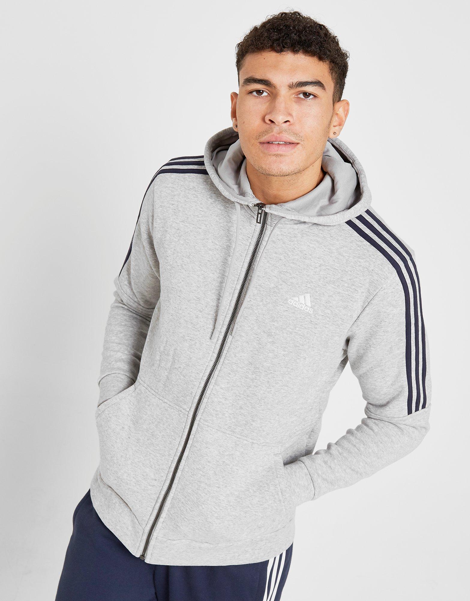 adidas essential full zip hoodie