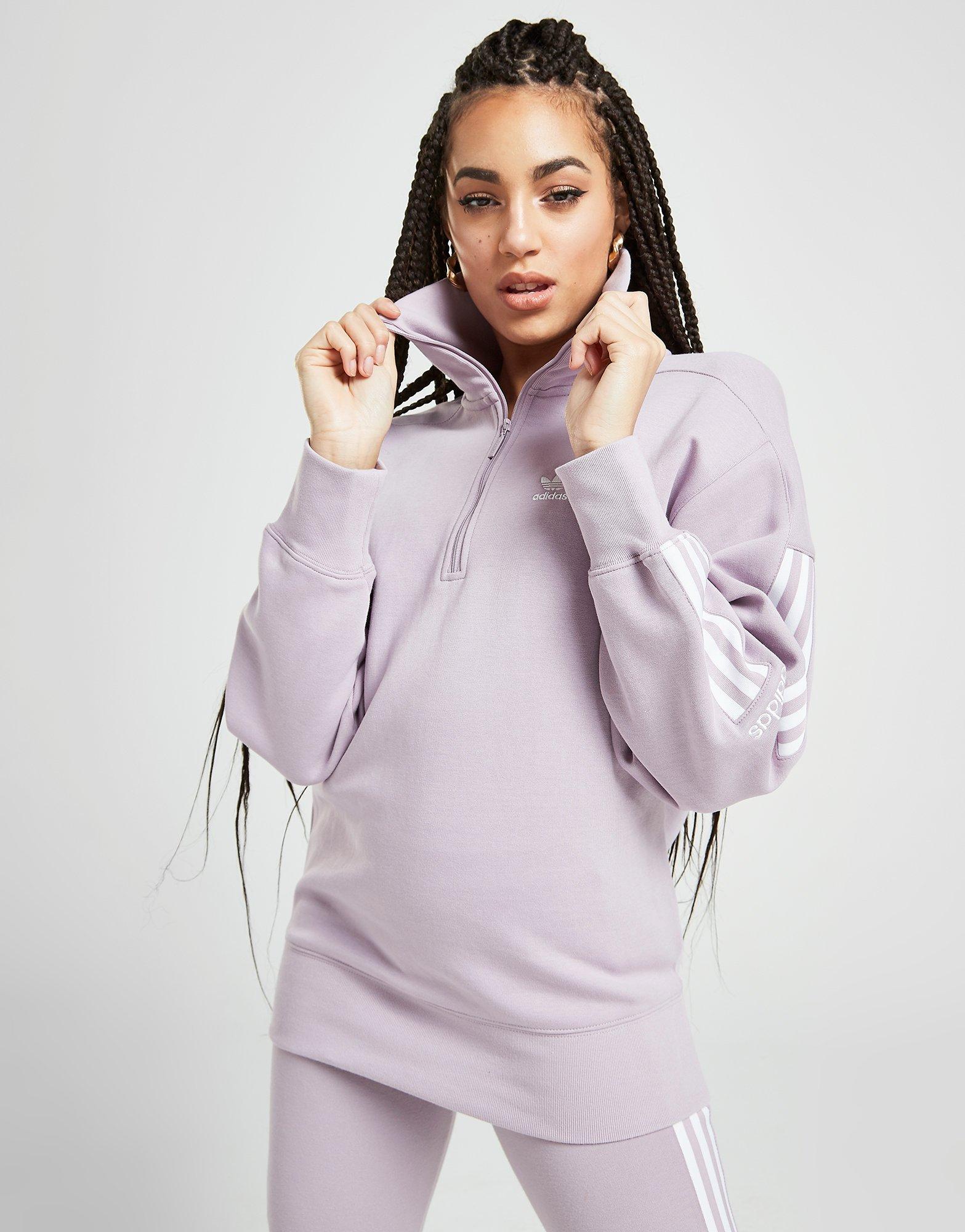 lilac adidas sweatshirt