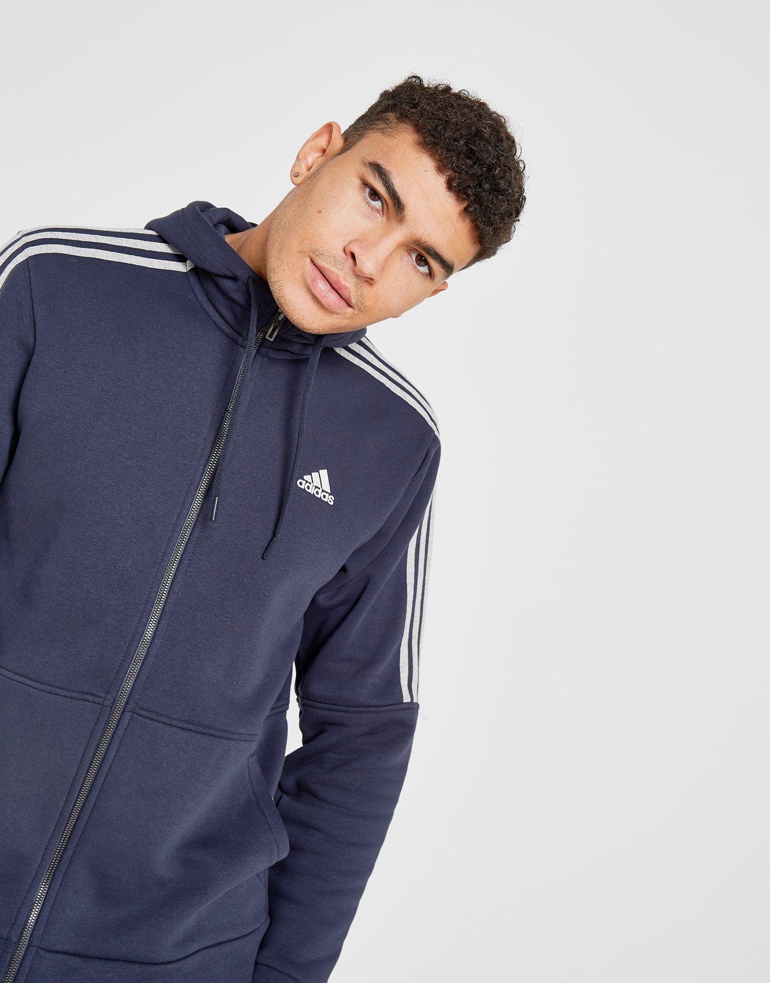 adidas essential full zip hoodie