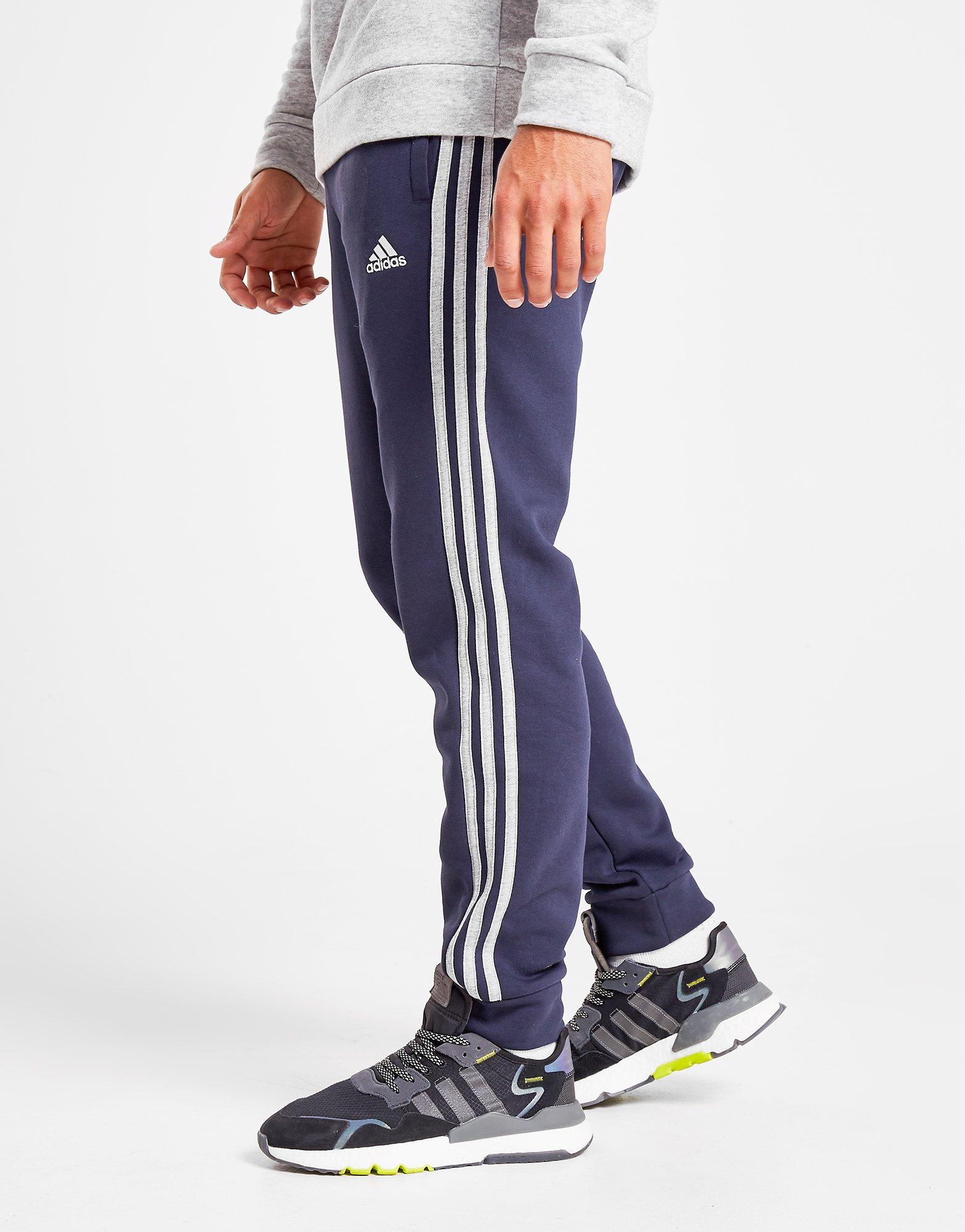 adidas essentials logo cuffed pants