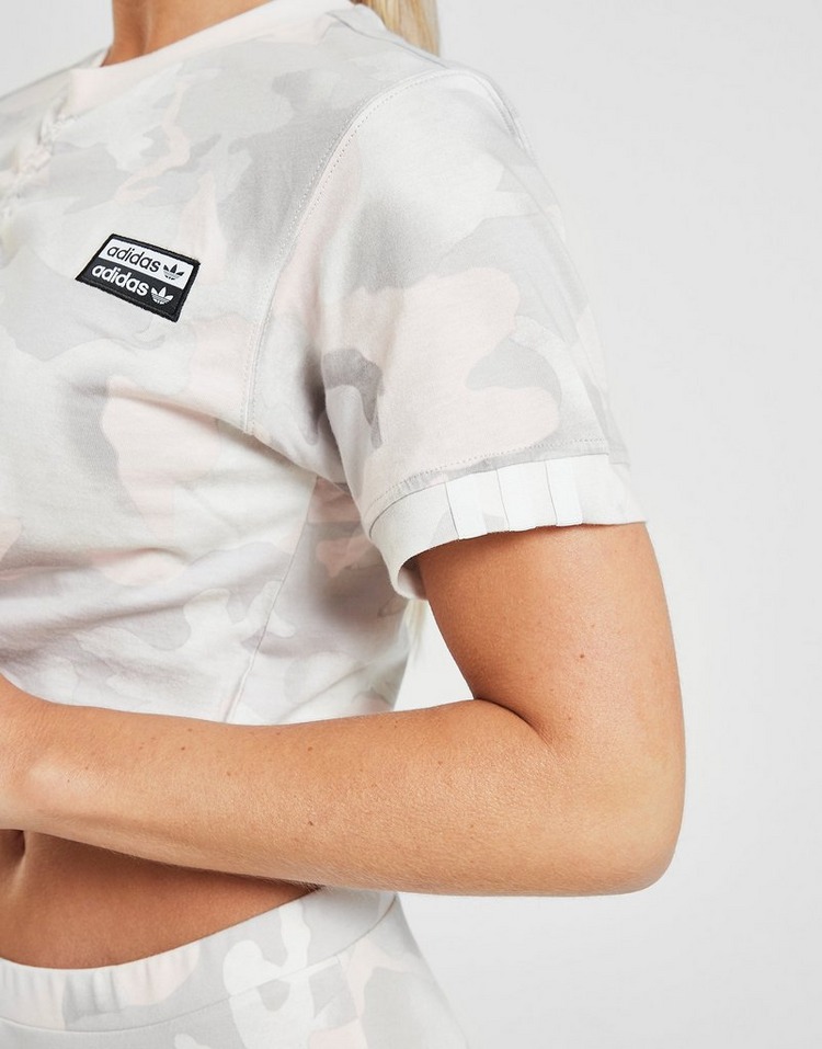 adidas Originals Tape Rouche Camo T-Shirt