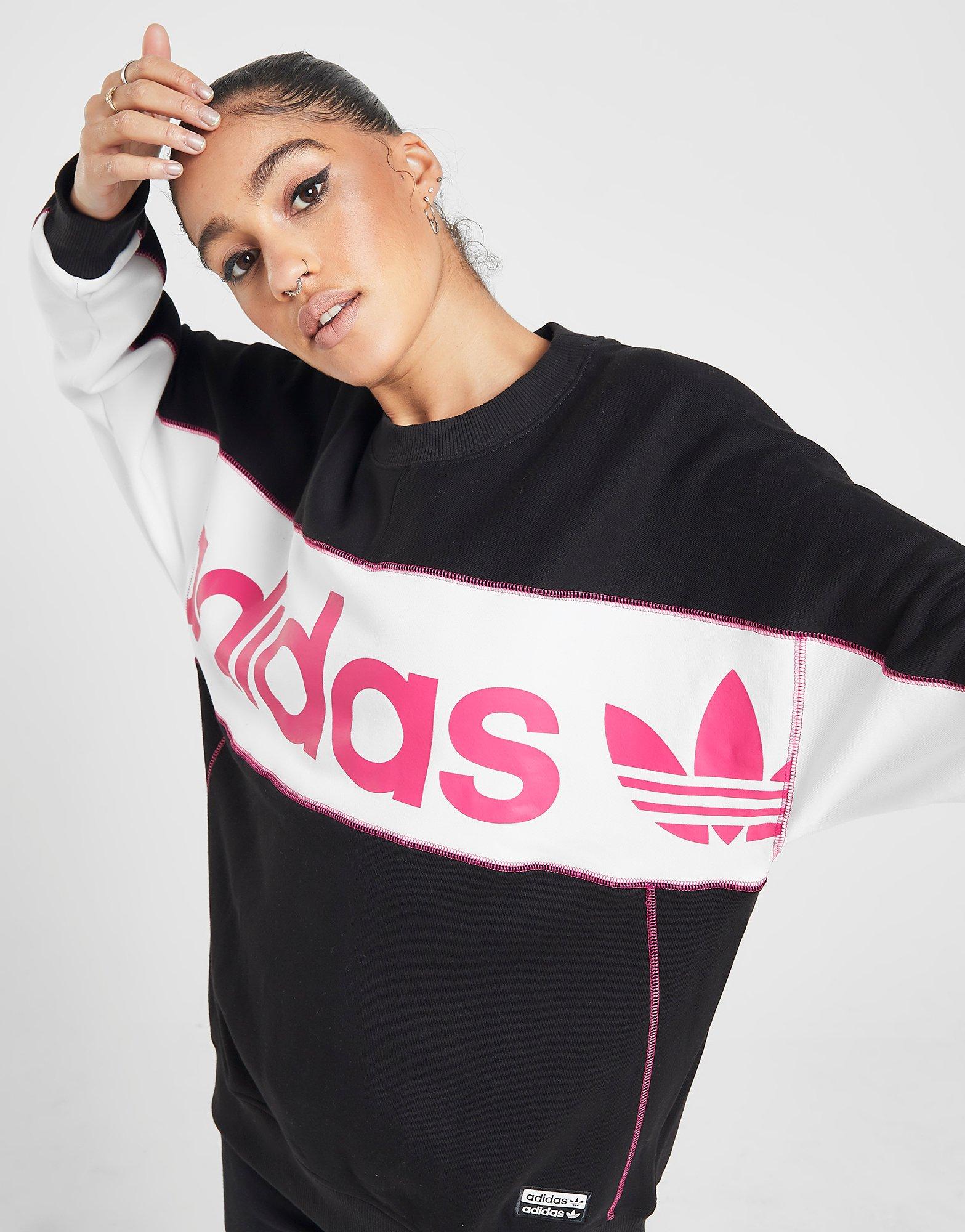 adidas logo crew sweatshirt