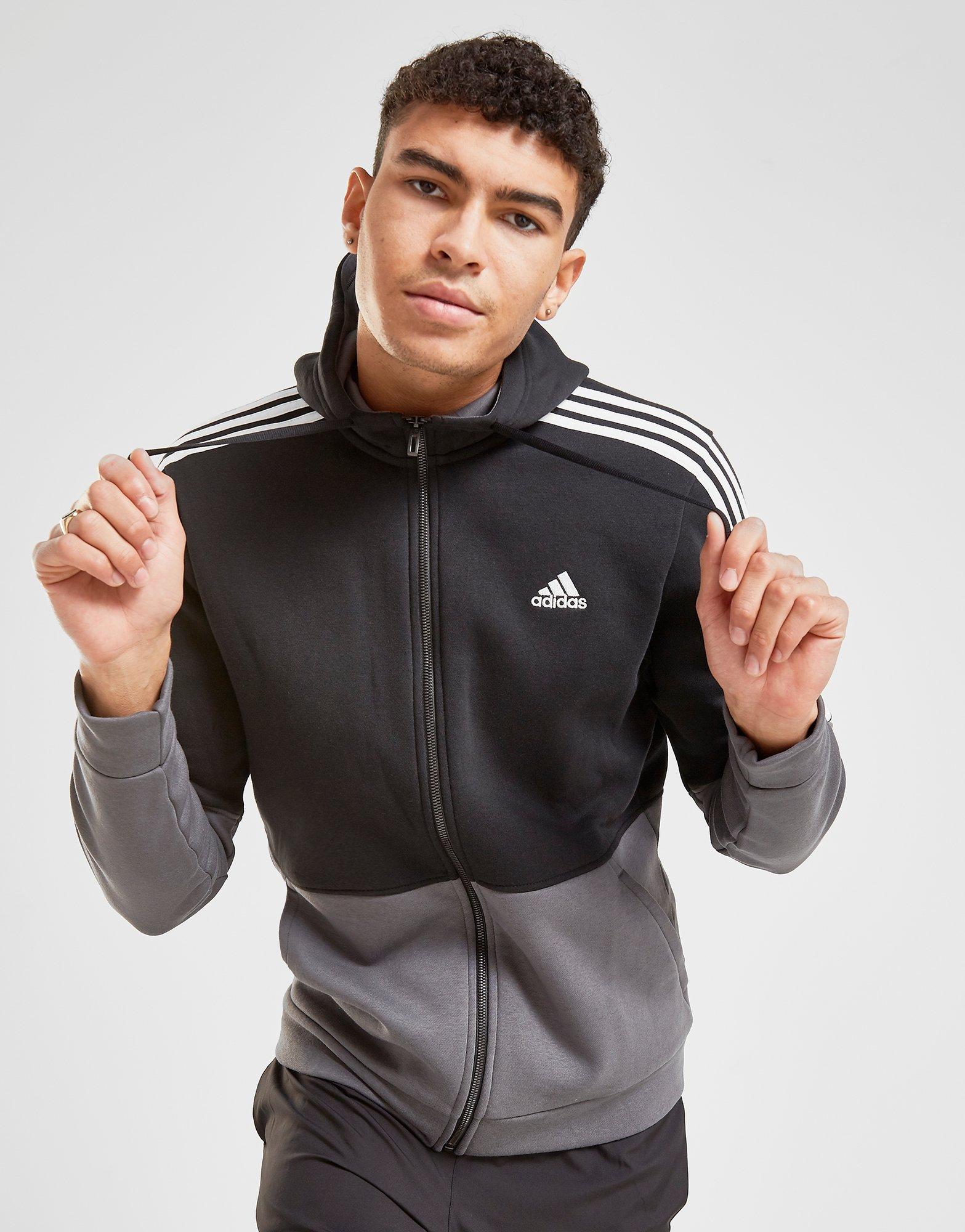 adidas essential full zip hoodie