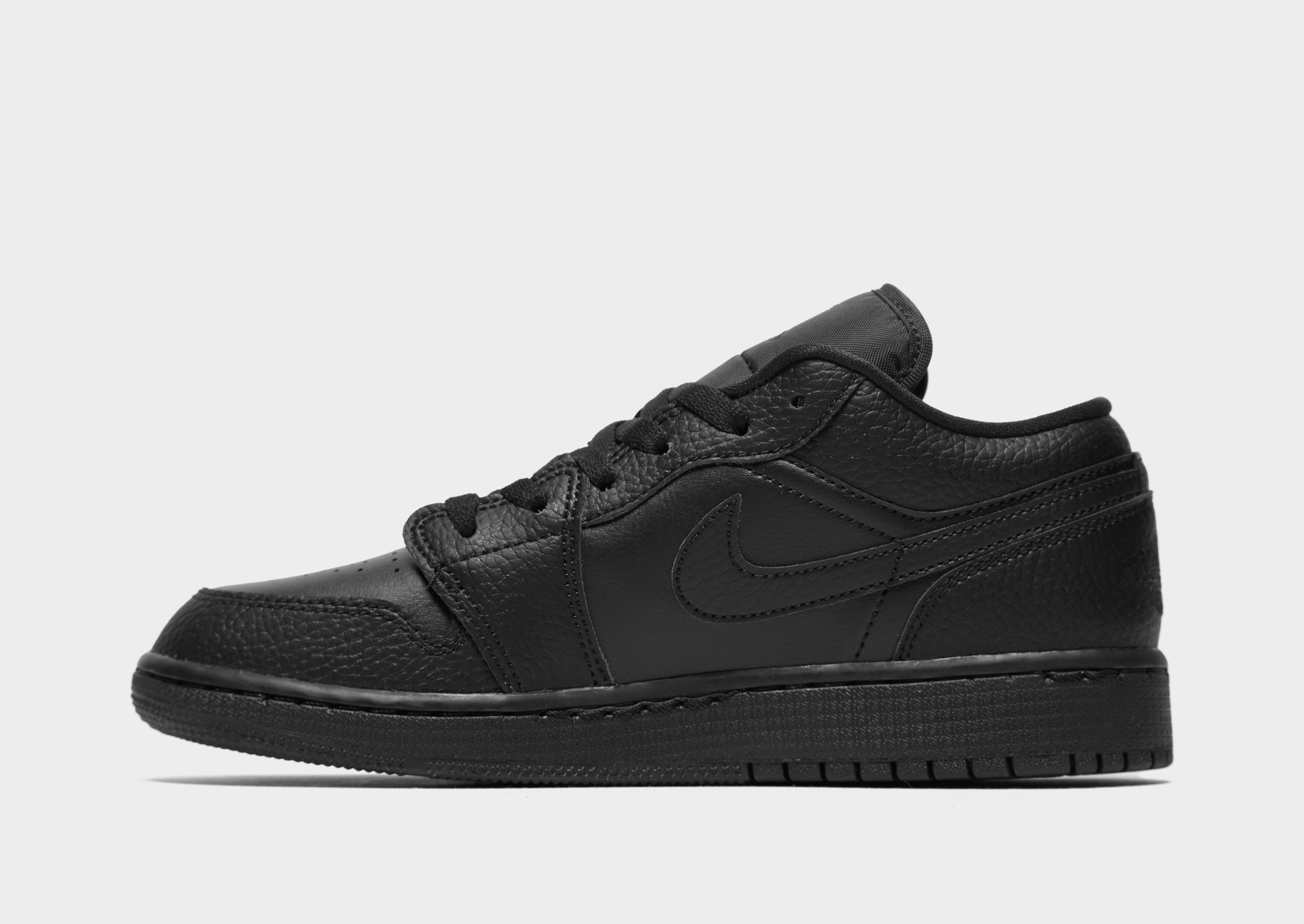 Black Jordan Air 1 Low Junior's | JD Sports Global