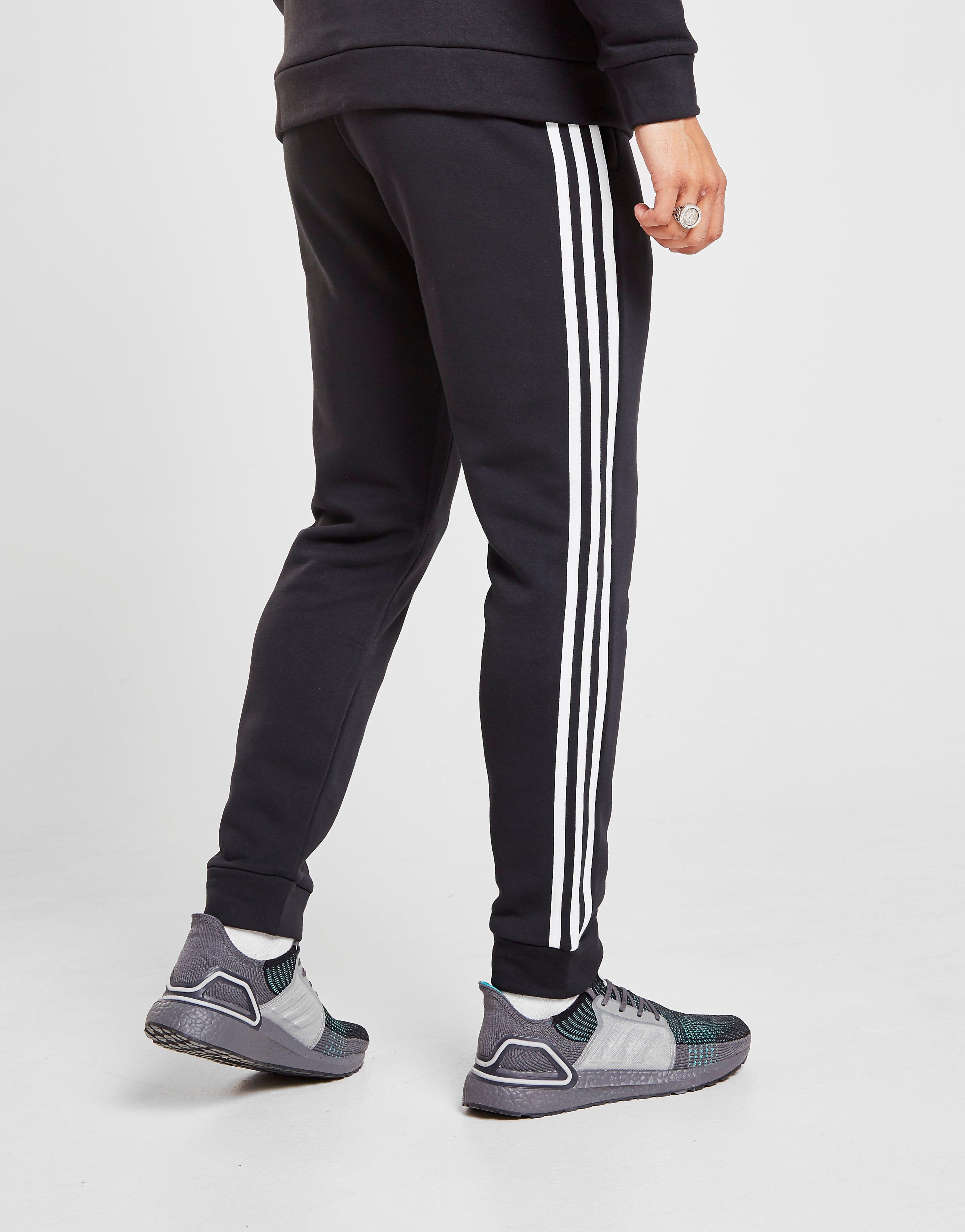 adidas 3 stripe essential track pants