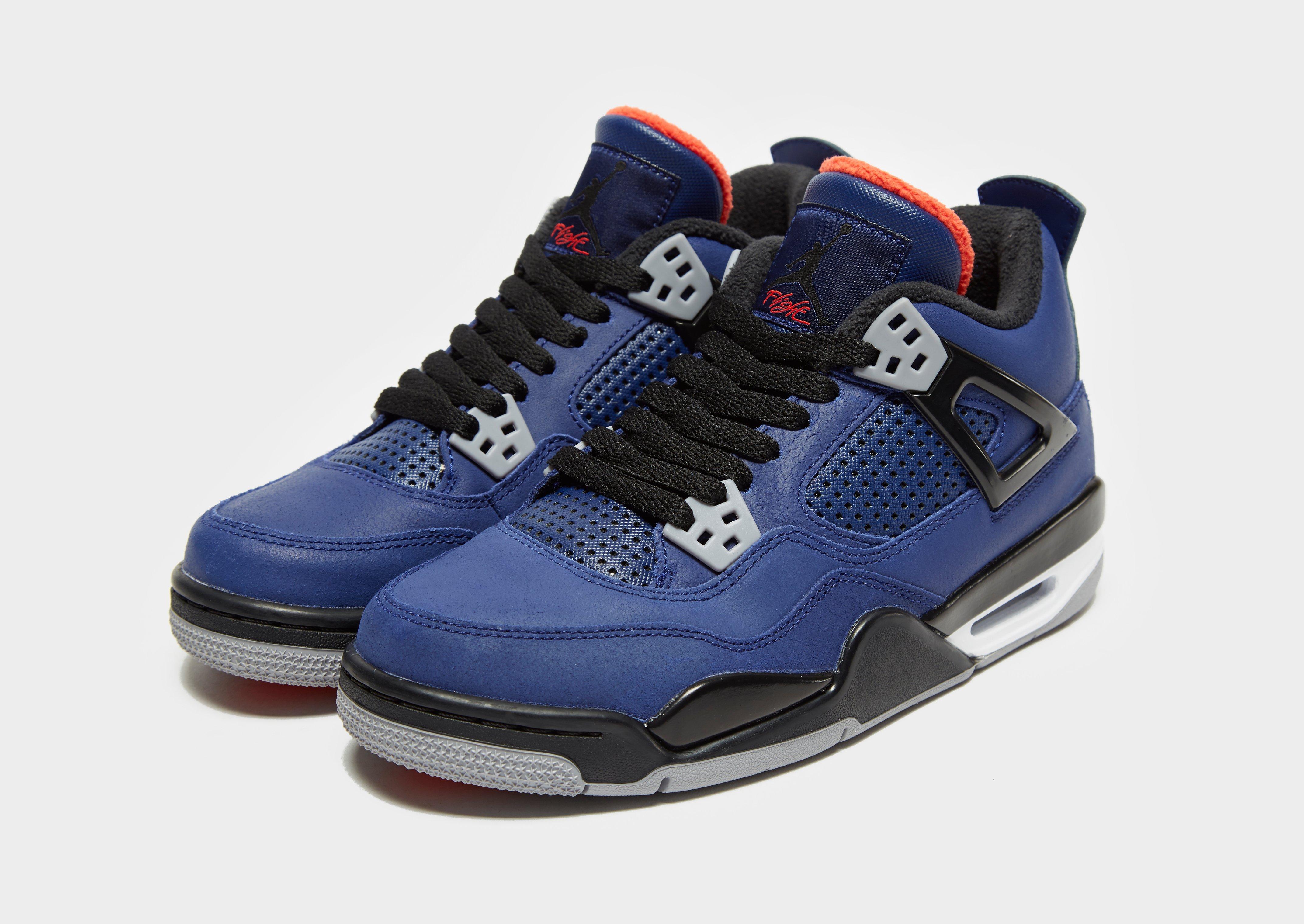 blue jordans junior