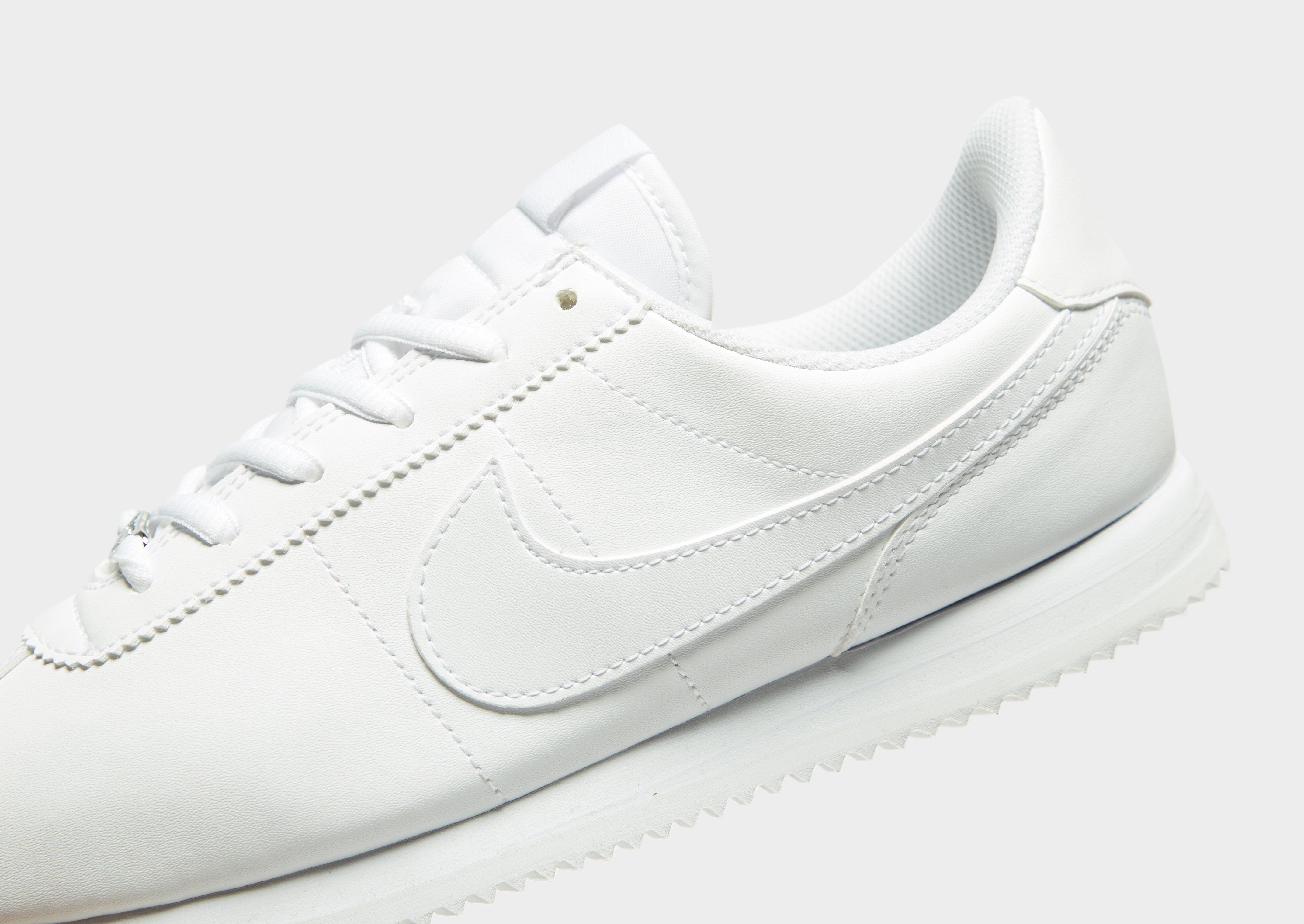 Nike cortez junior outlet white