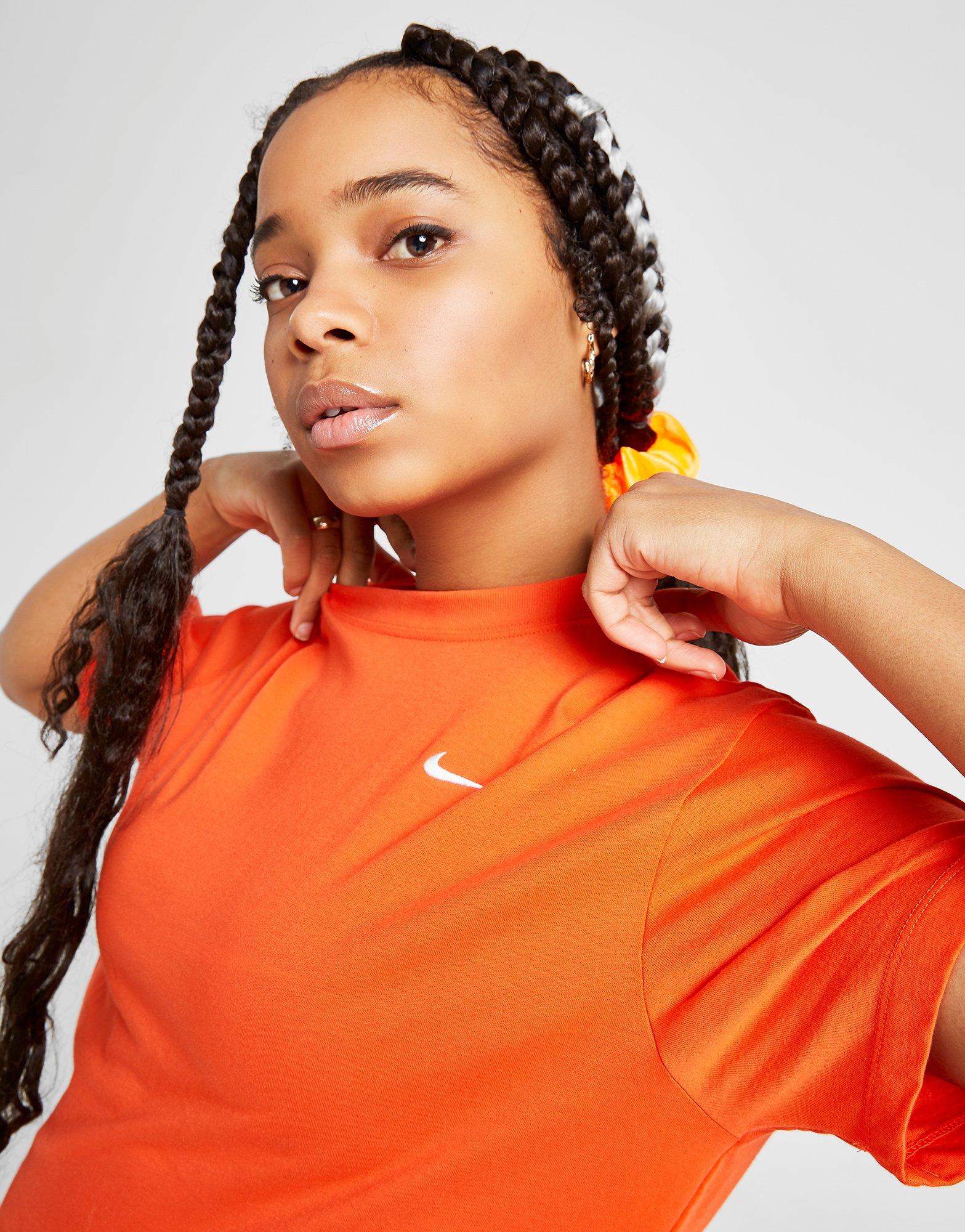 t shirt nike femme orange