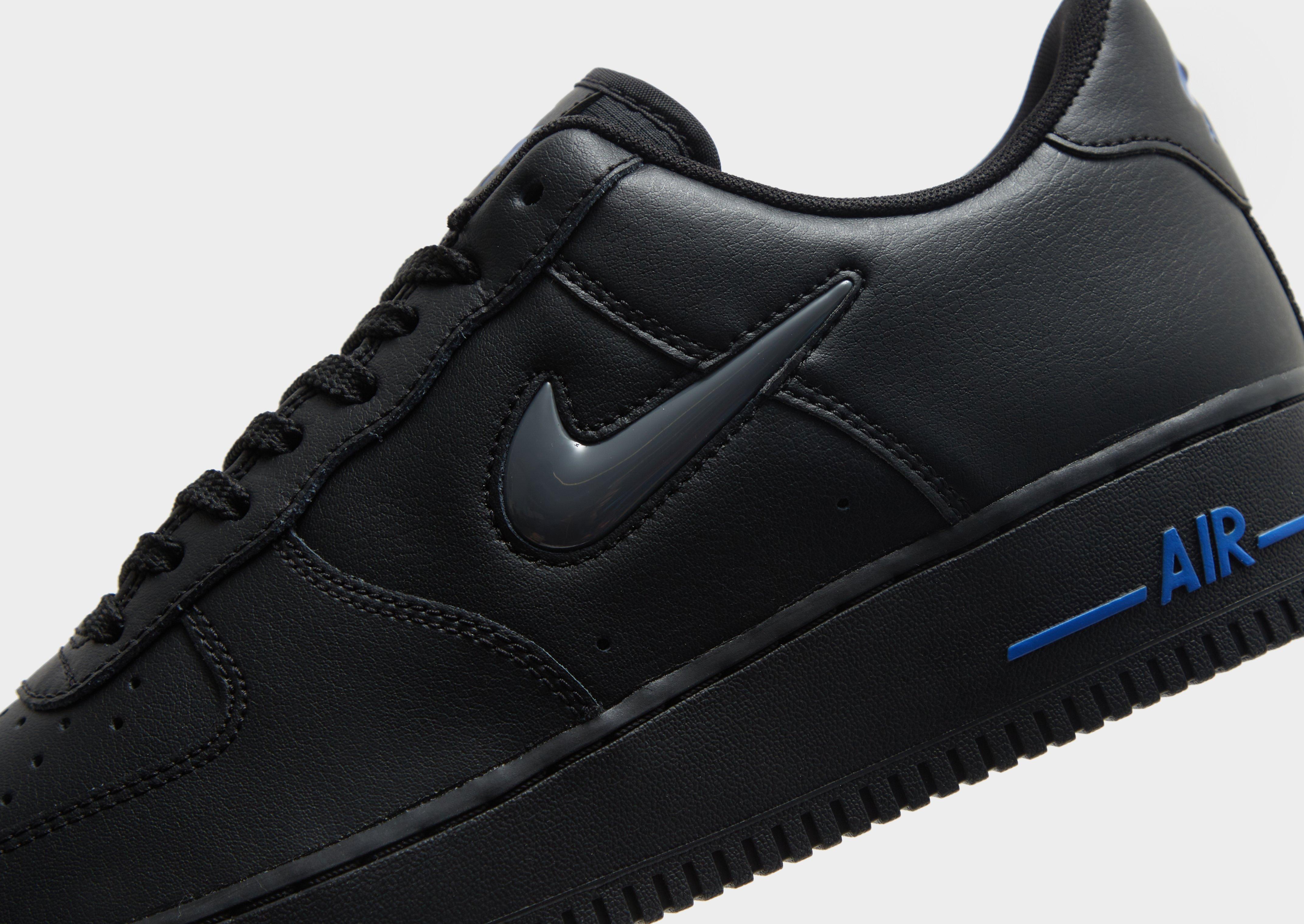 nike air force one black and blue