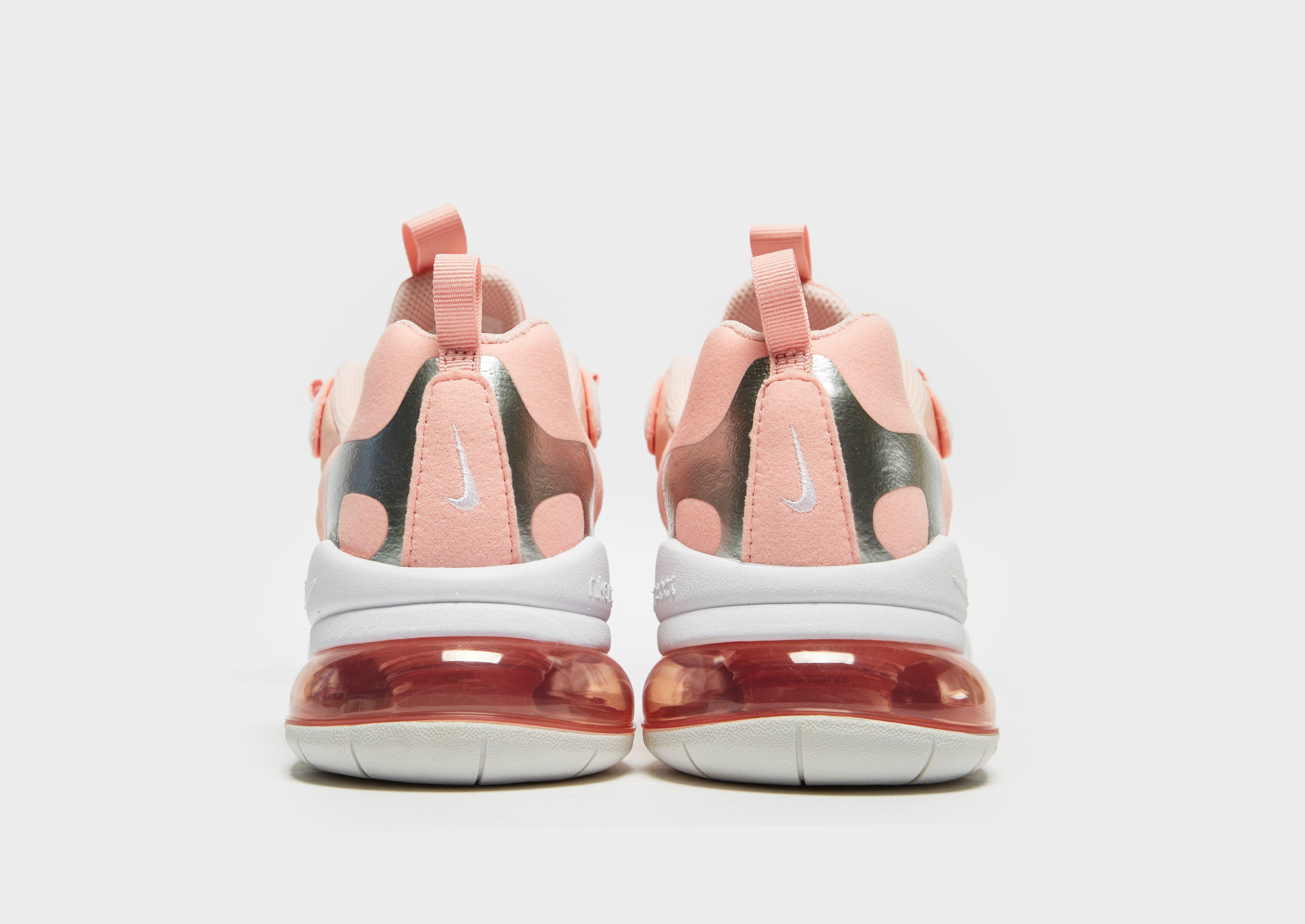 nike air max 270 junior white and pink