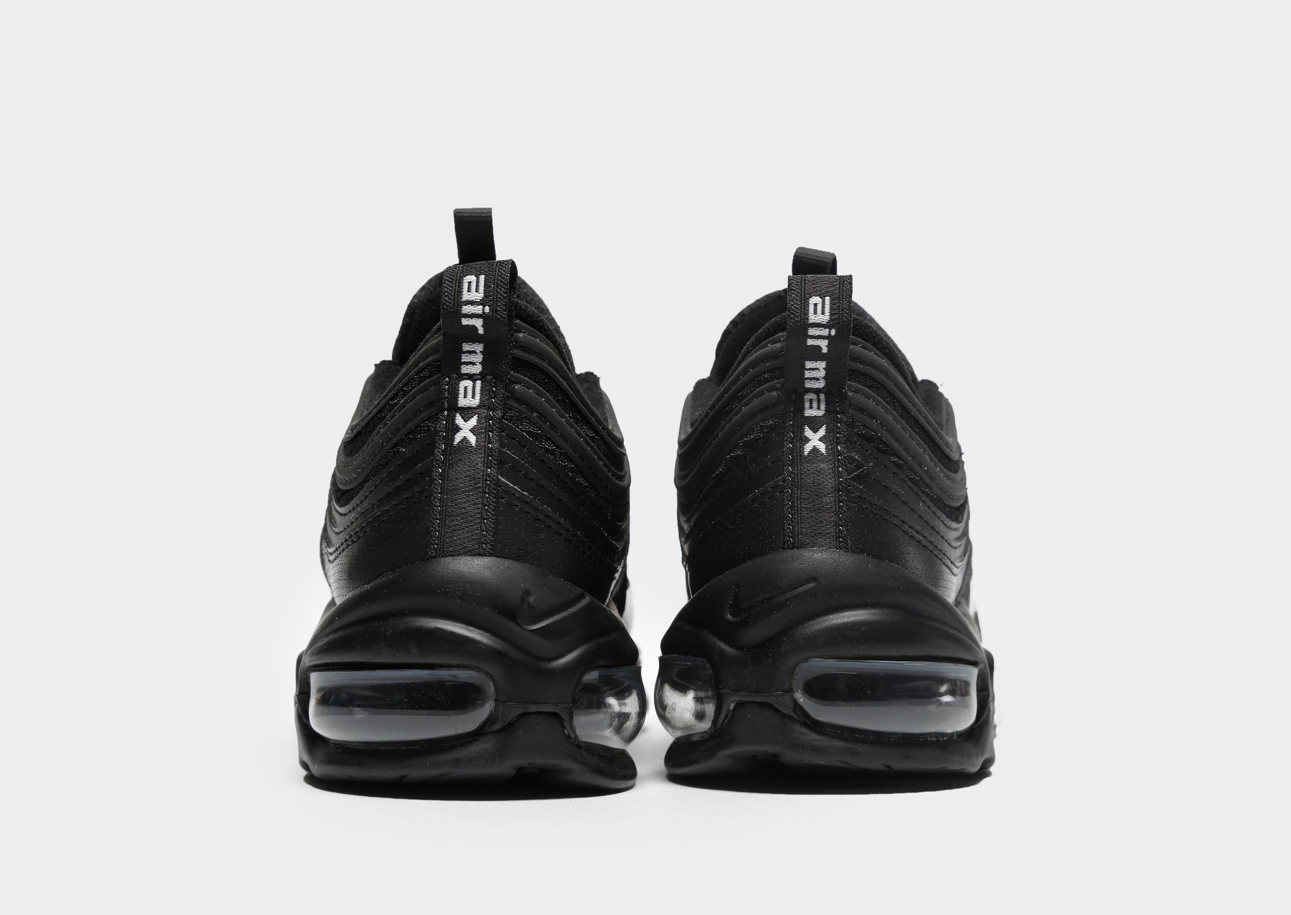 nike air max 97 black and white junior