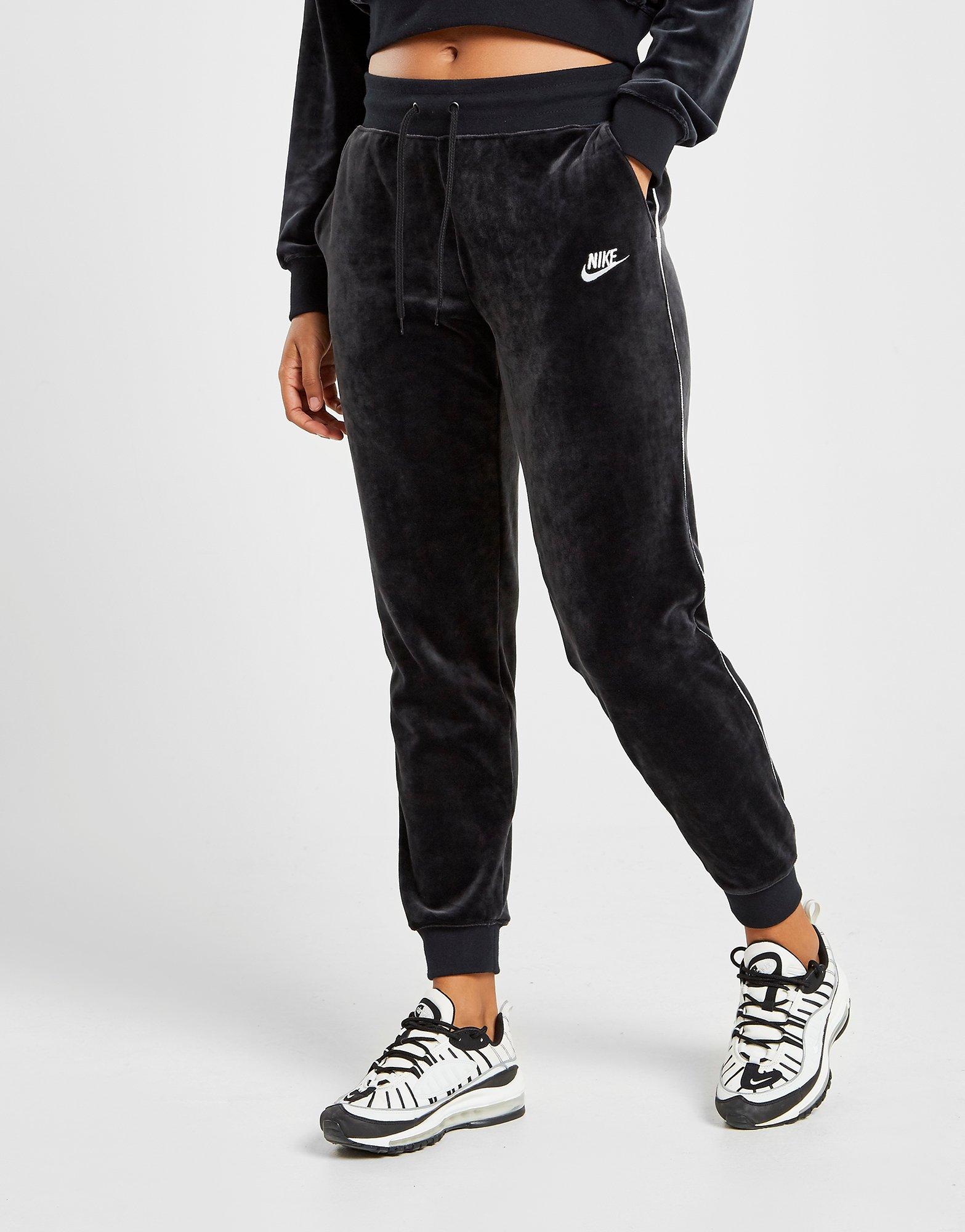 nike heritage velvet track pants