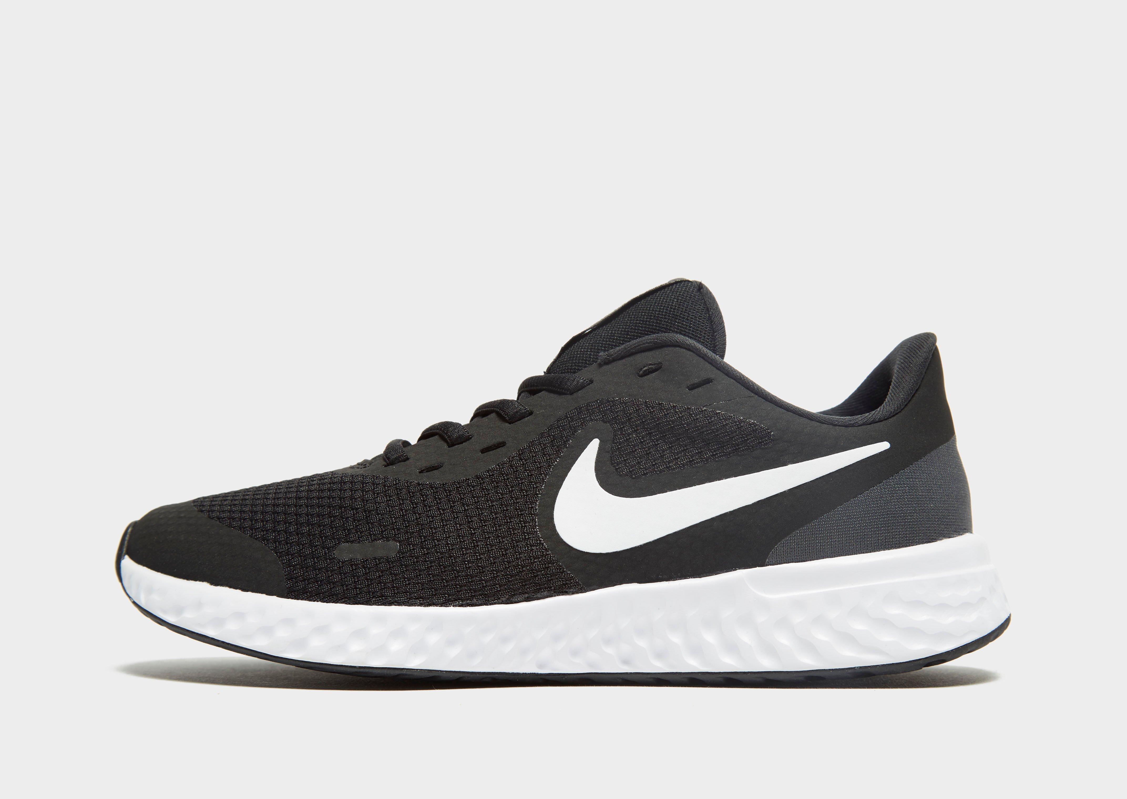 Black Nike Revolution 5 Junior | JD Sports