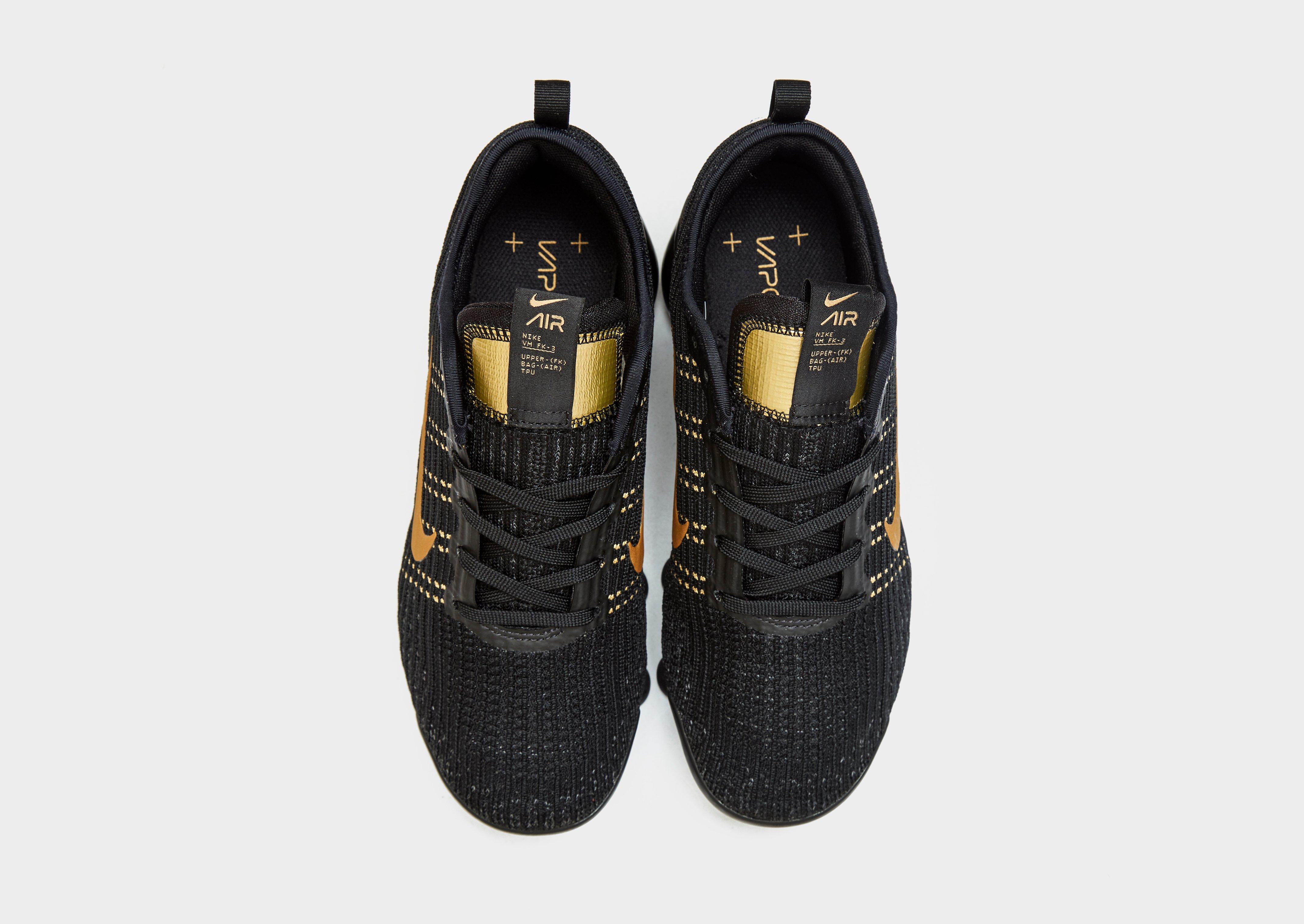 black and gold vapormax junior