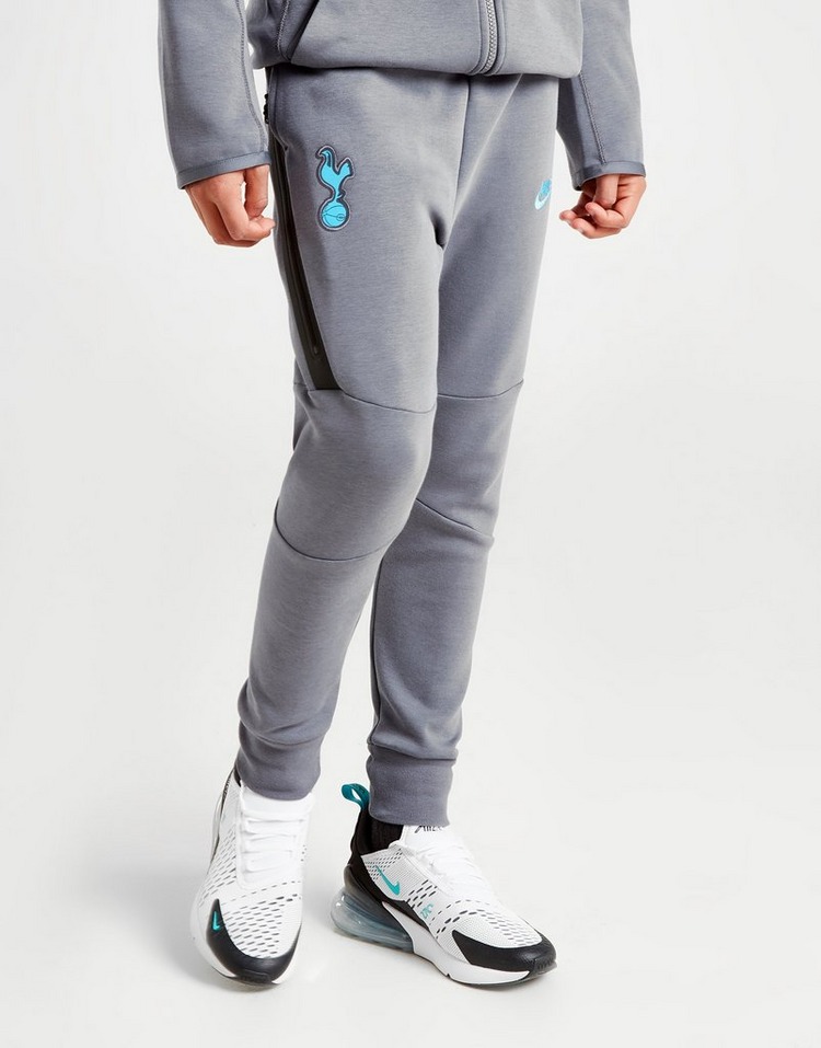 Buy Grey Nike Tottenham Hotspur FC Tech Fleece Joggers Junior | JD ...