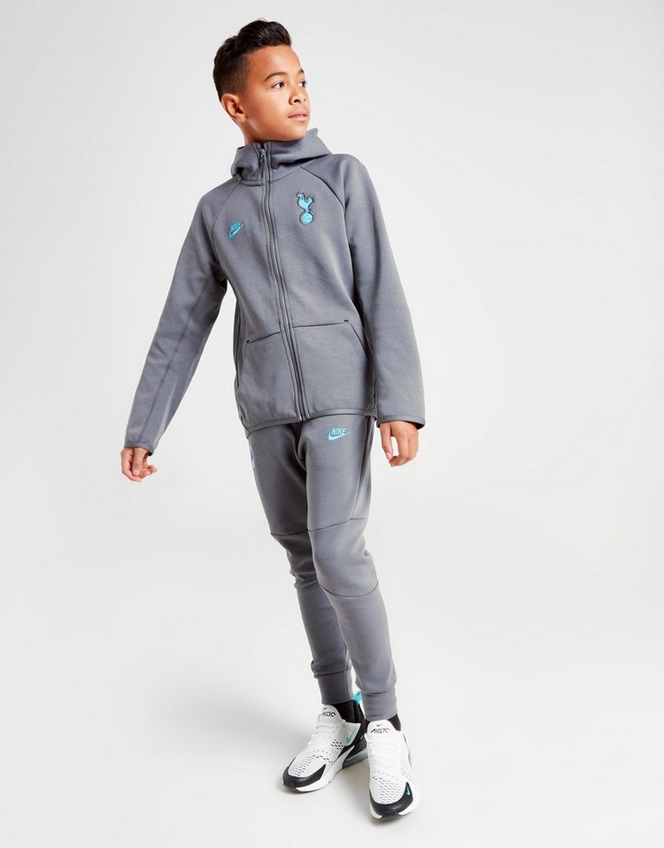 Buy Grey Nike Tottenham Hotspur FC Tech Fleece Joggers Junior | JD ...