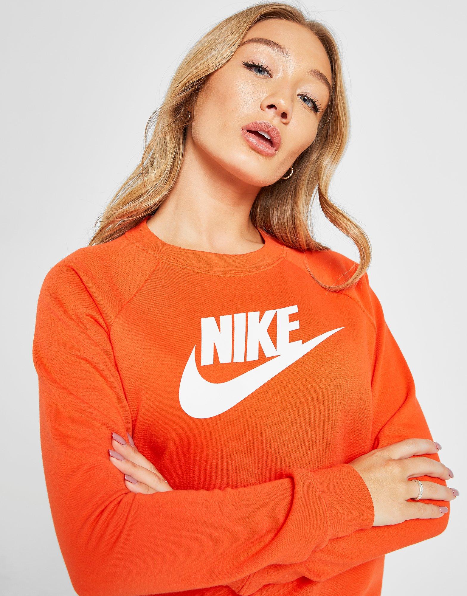 pull nike femme orange