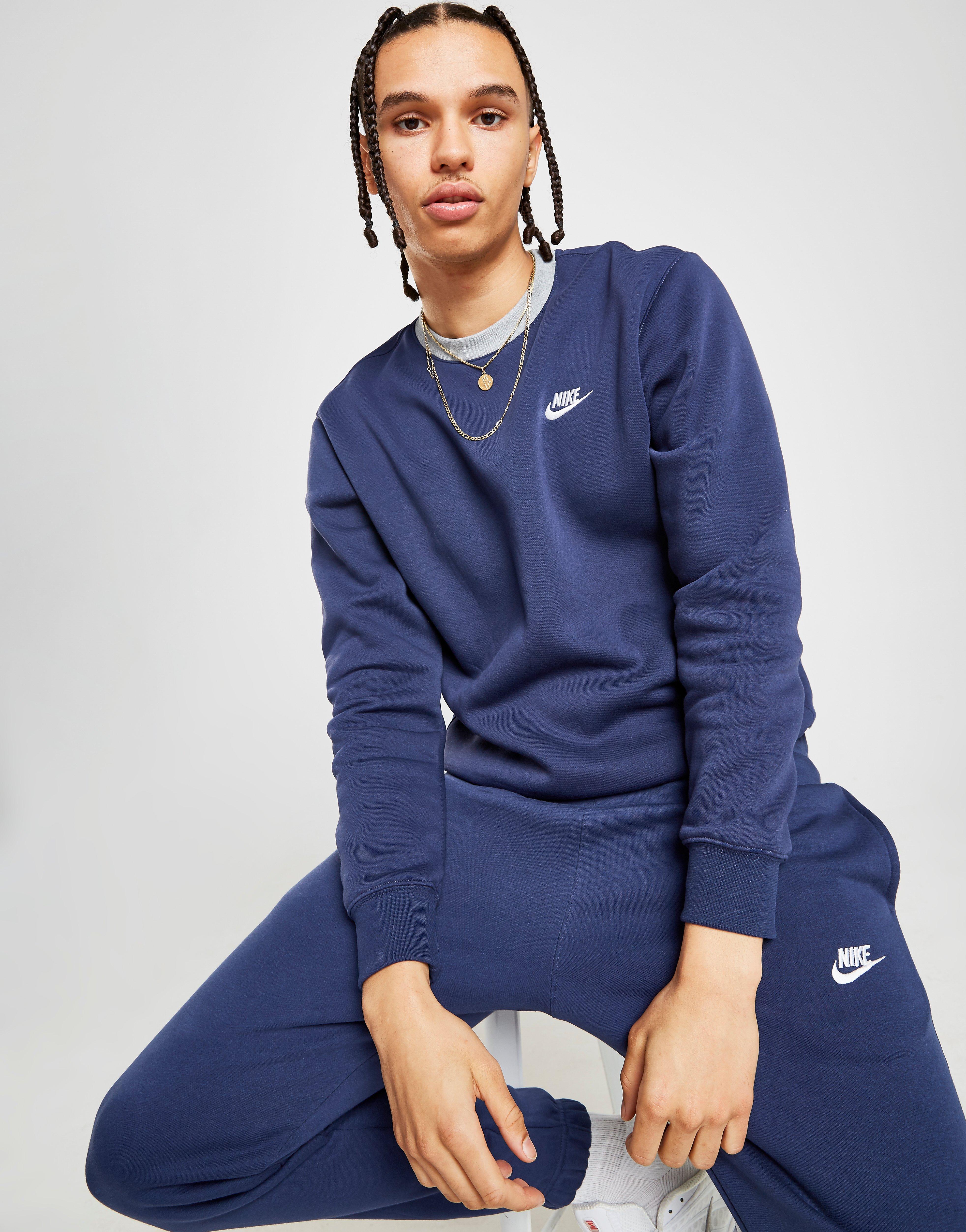 nike foundation crew sweatshirt grey