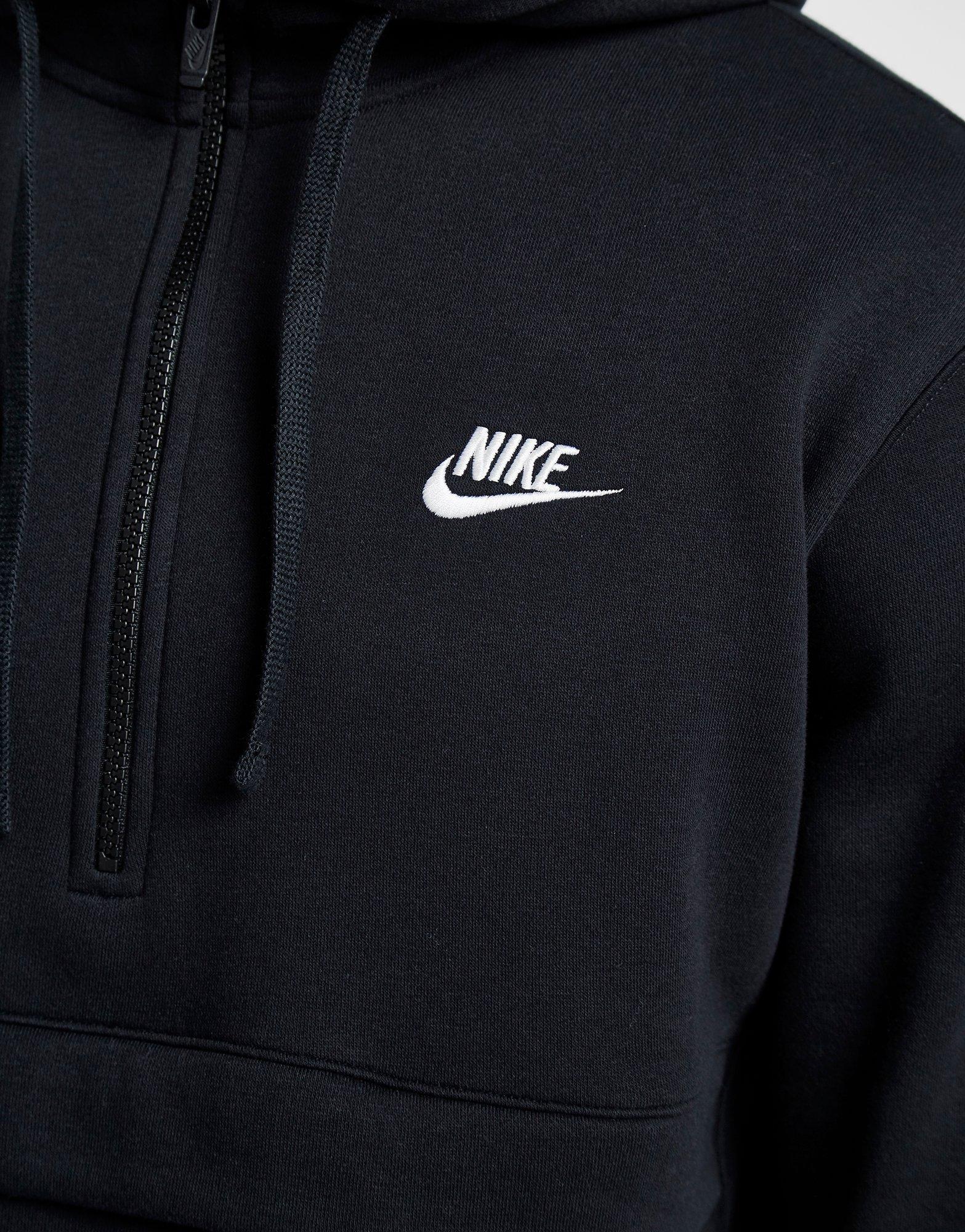 nike foundation half zip hoodie