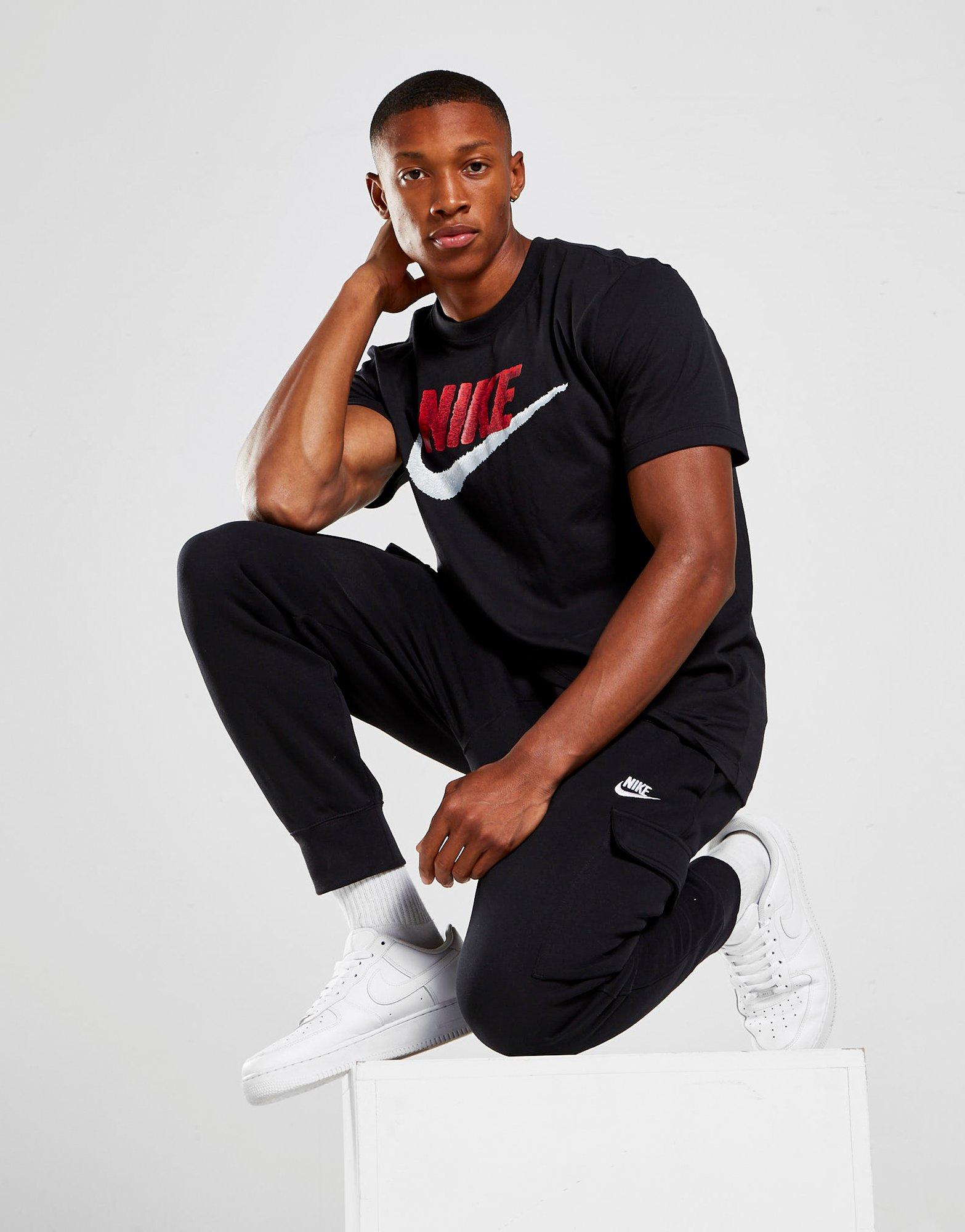 nike foundation joggers black