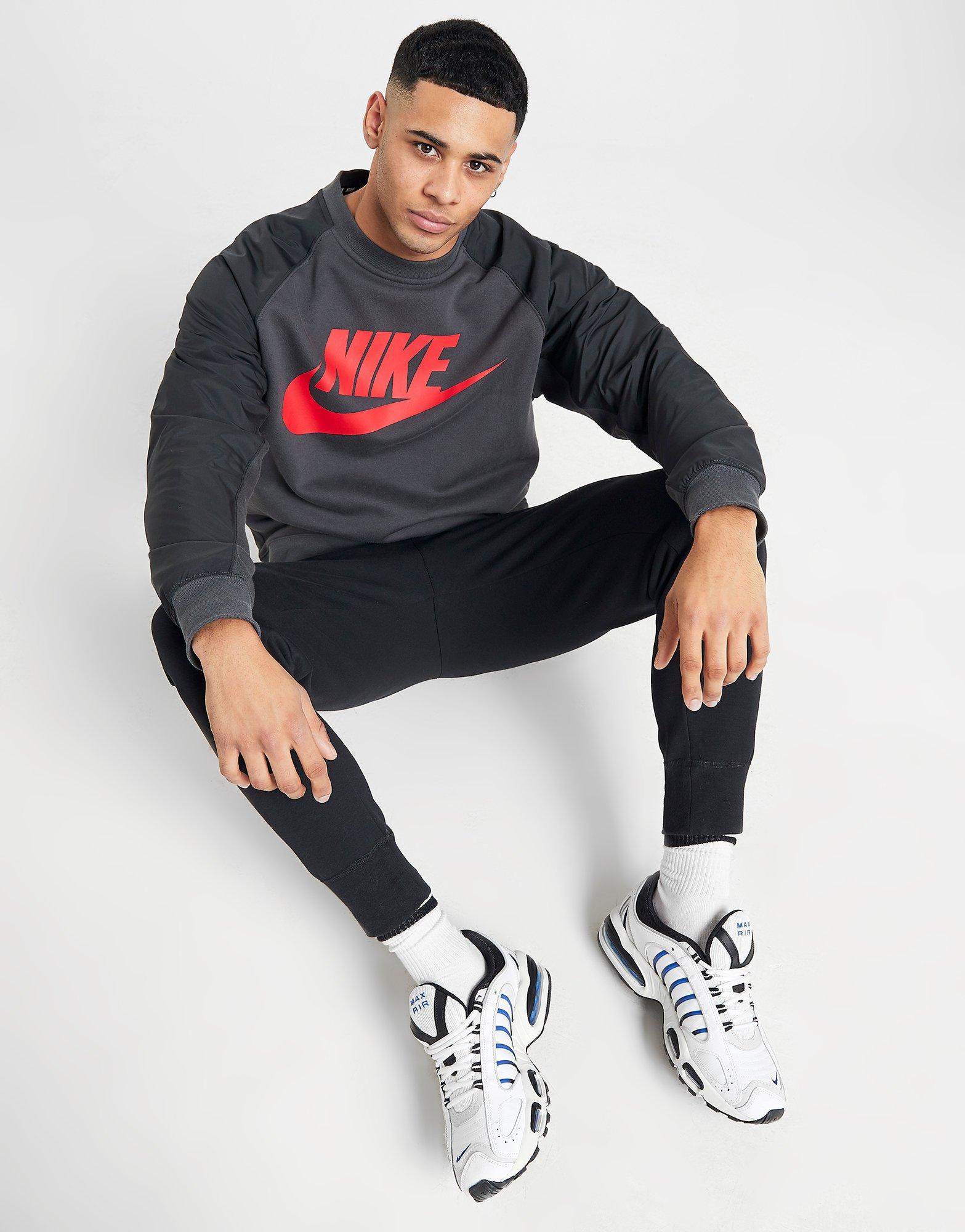 nike hybrid crew sweatshirt