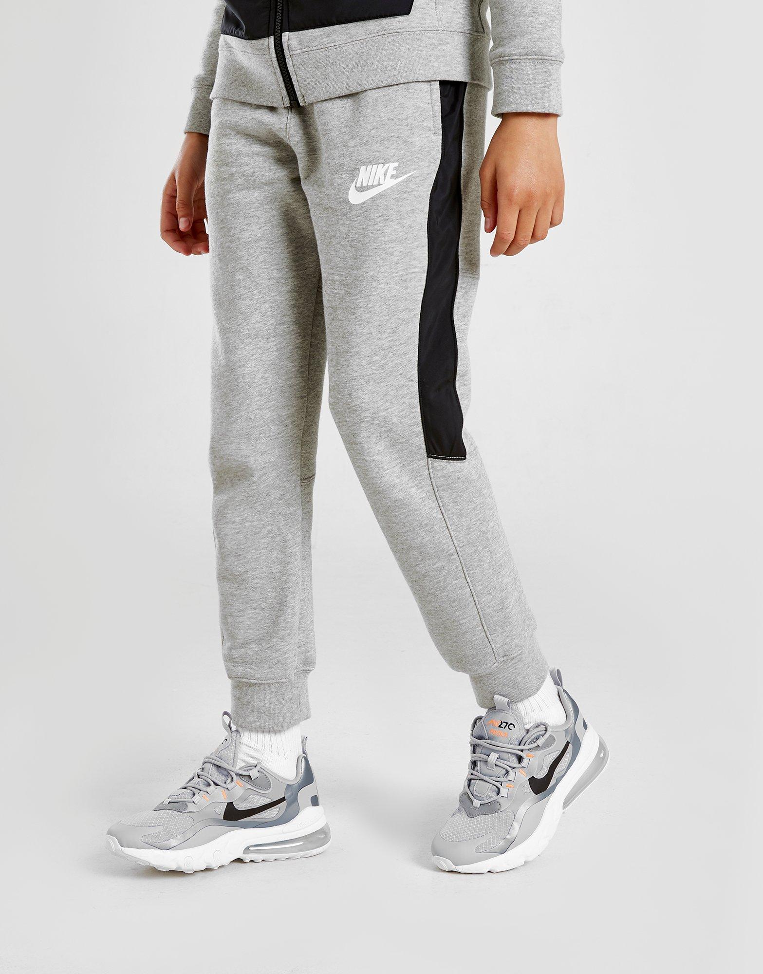 nike foundation fleece joggers grey