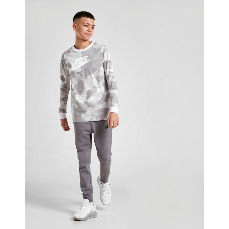 Nike Camo Long Sleeve T-Shirt Junior