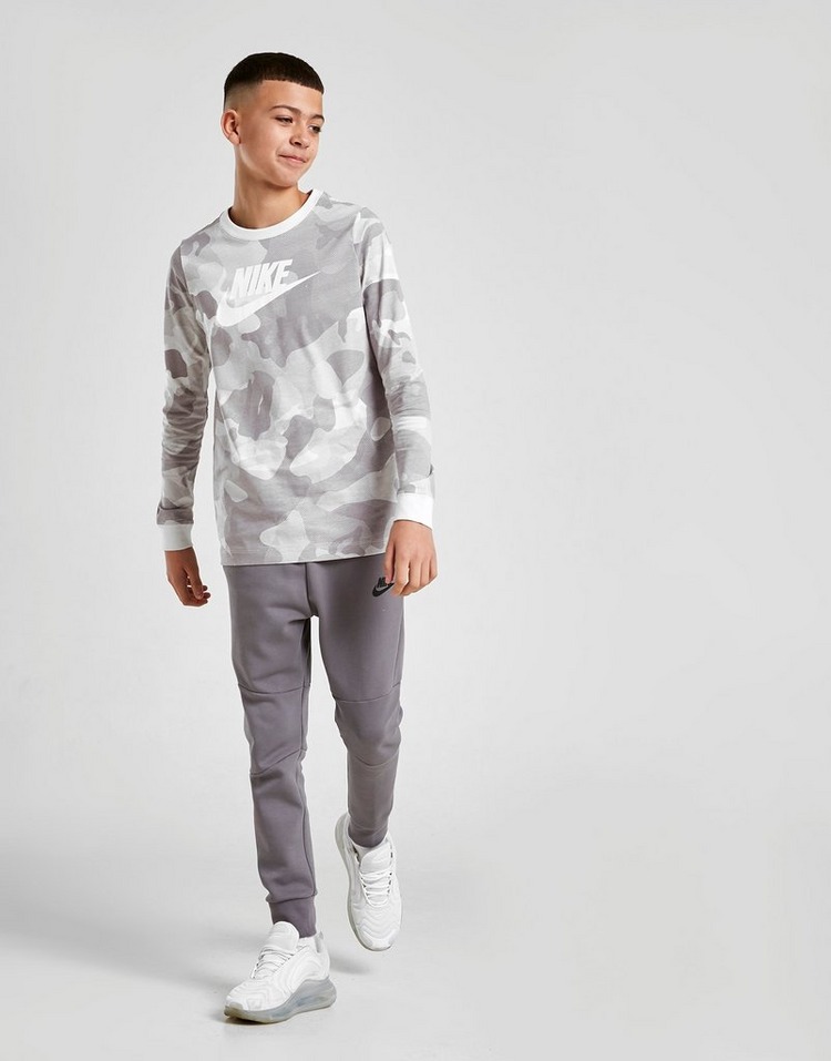 Nike Camo Long Sleeve T-Shirt Junior