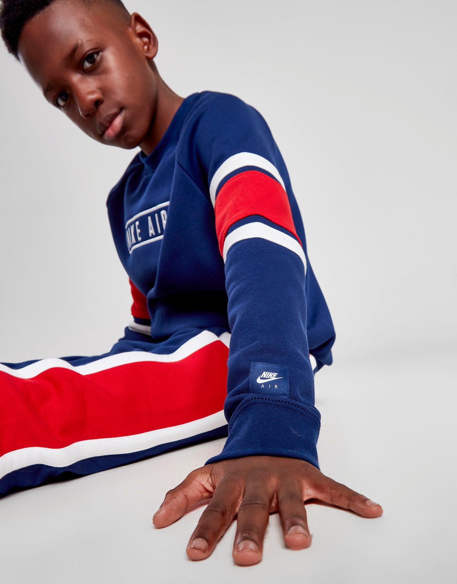 nike air colourblock crew sweatshirt