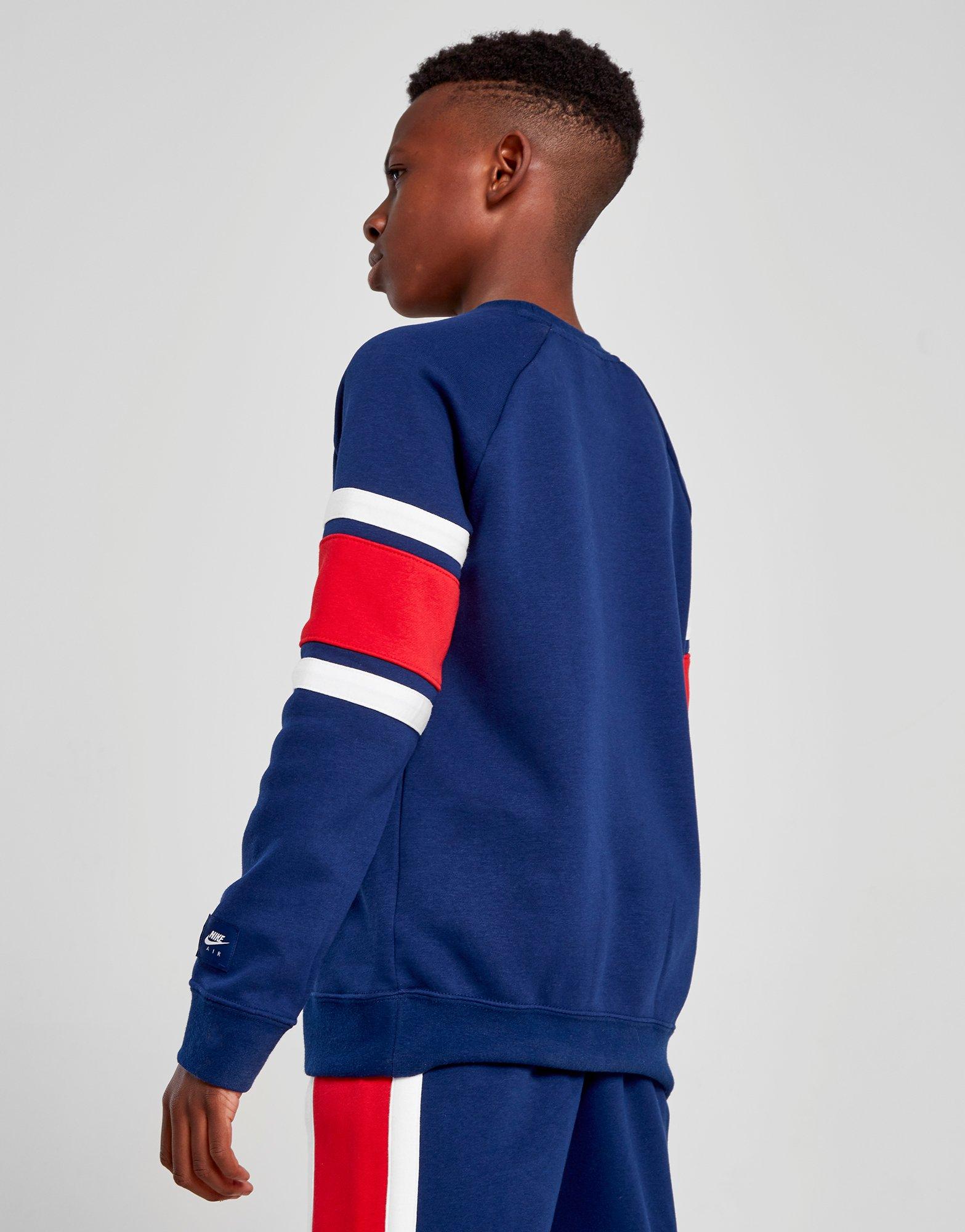 nike air sleeve colour block sweatshirt