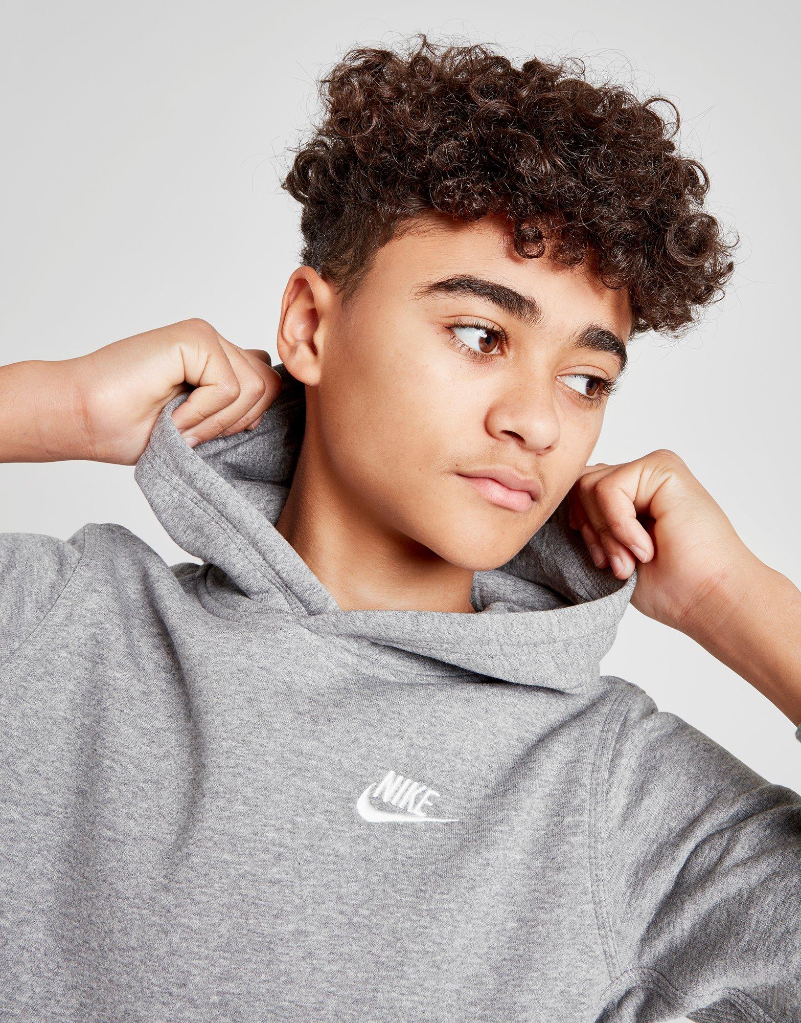 Grey Nike Franchise Overhead Hoodie Junior JD Sports Global