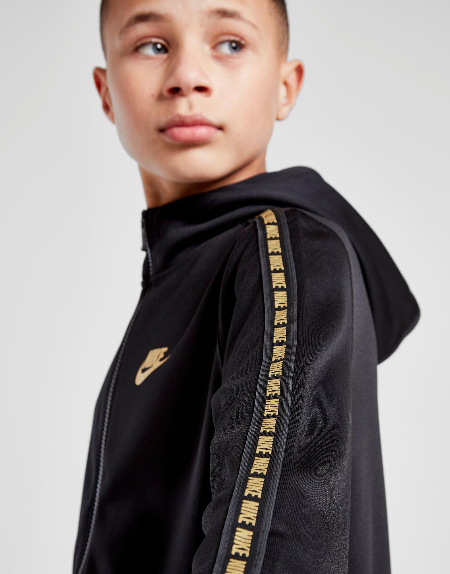 nike tape poly full zip tracksuit