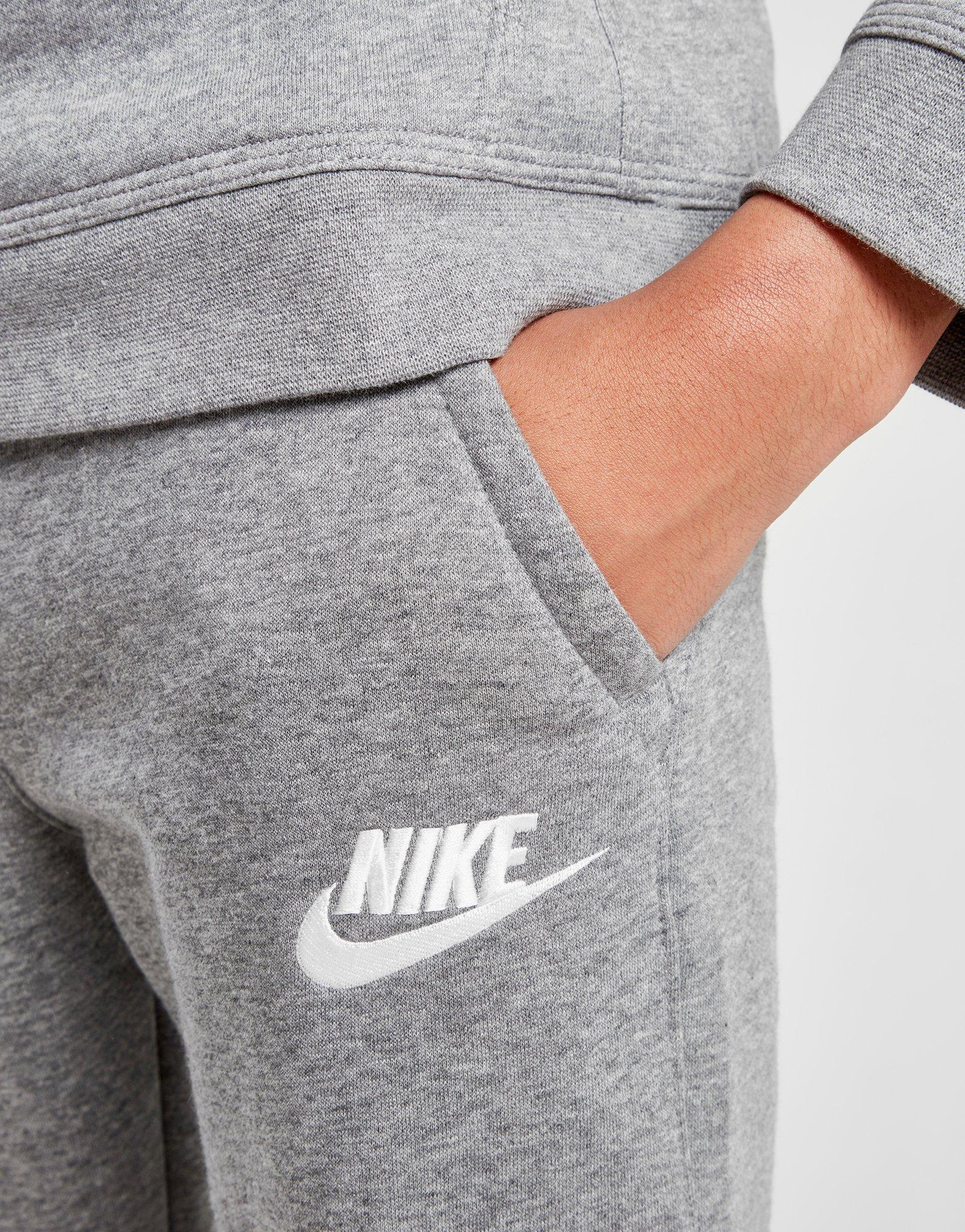 grey nike joggers junior