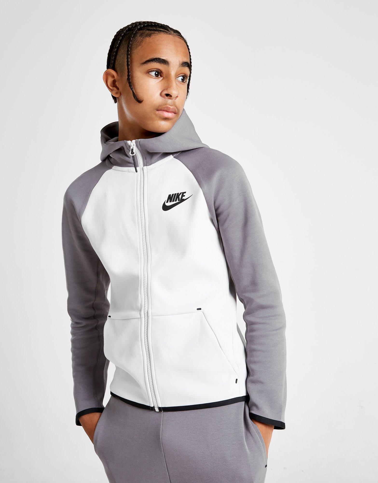 nike grey hoodie junior