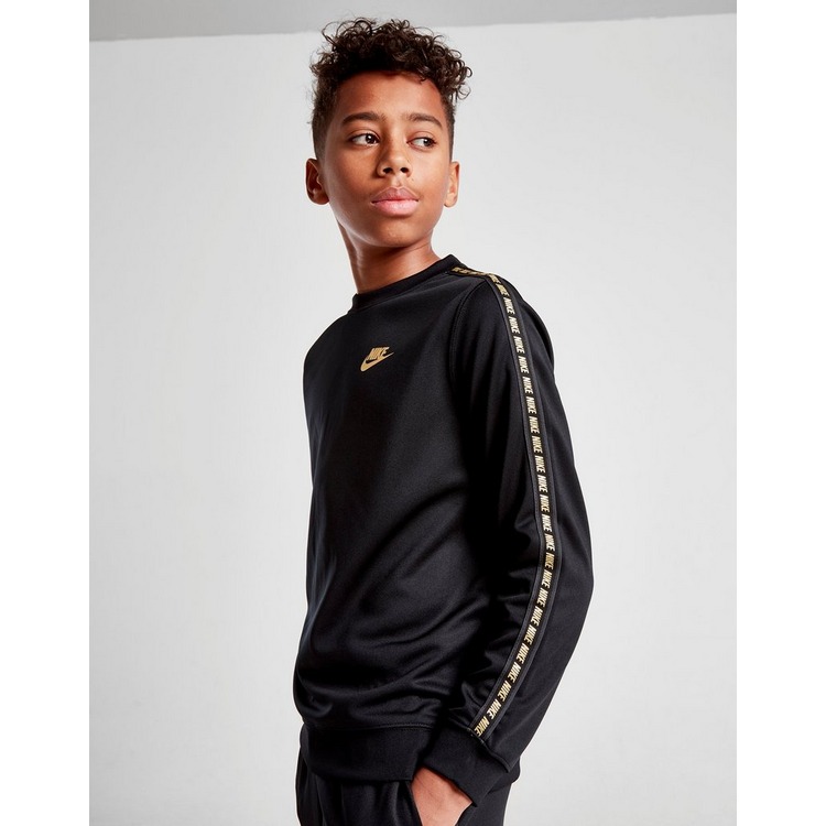 Nike Tape Poly Crew Sweatshirt Junior