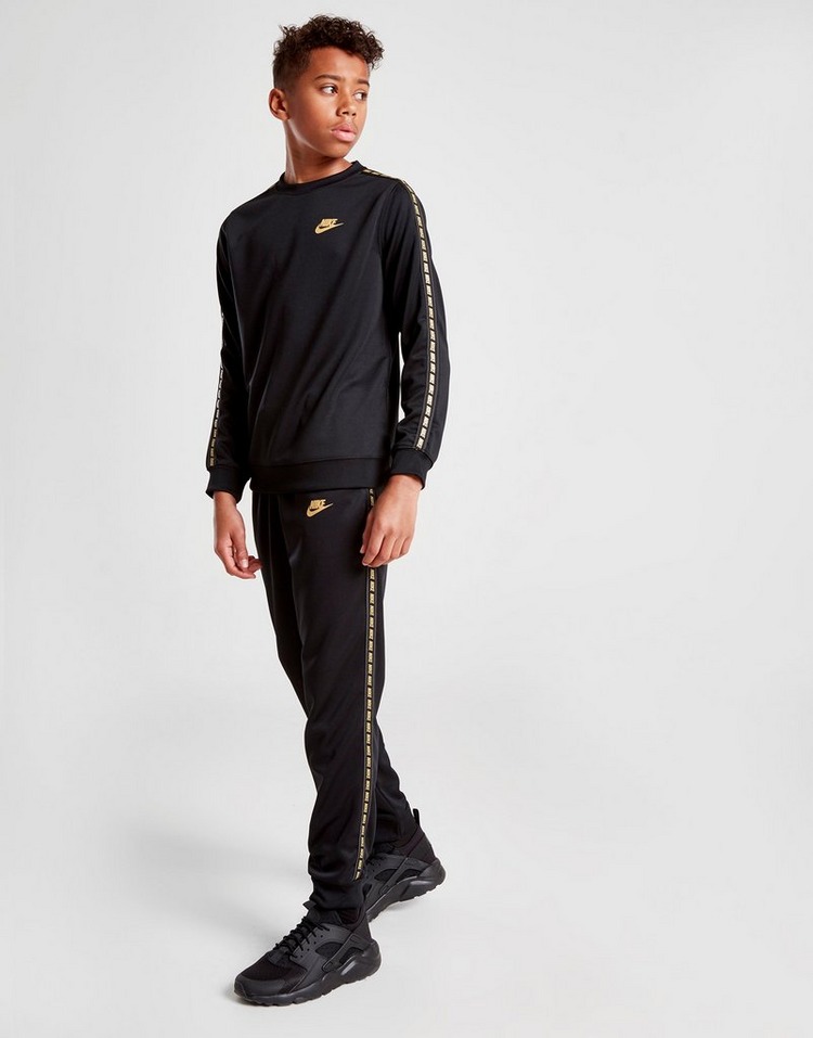 Nike Tape Poly Crew Sweatshirt Junior