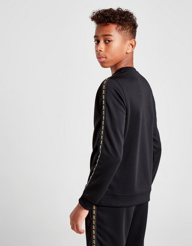 Nike Tape Poly Crew Sweatshirt Junior