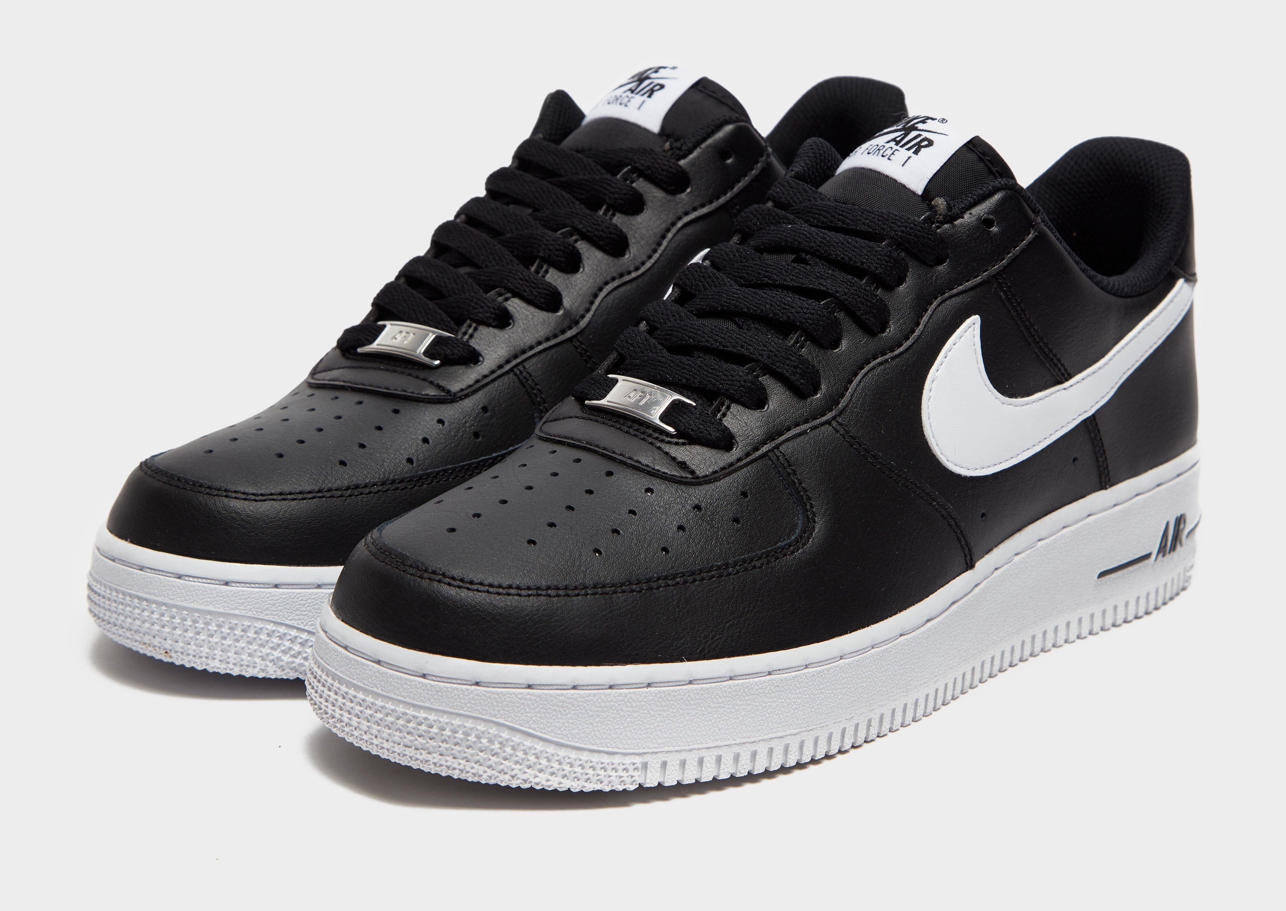 jd sports air force 1 black and white