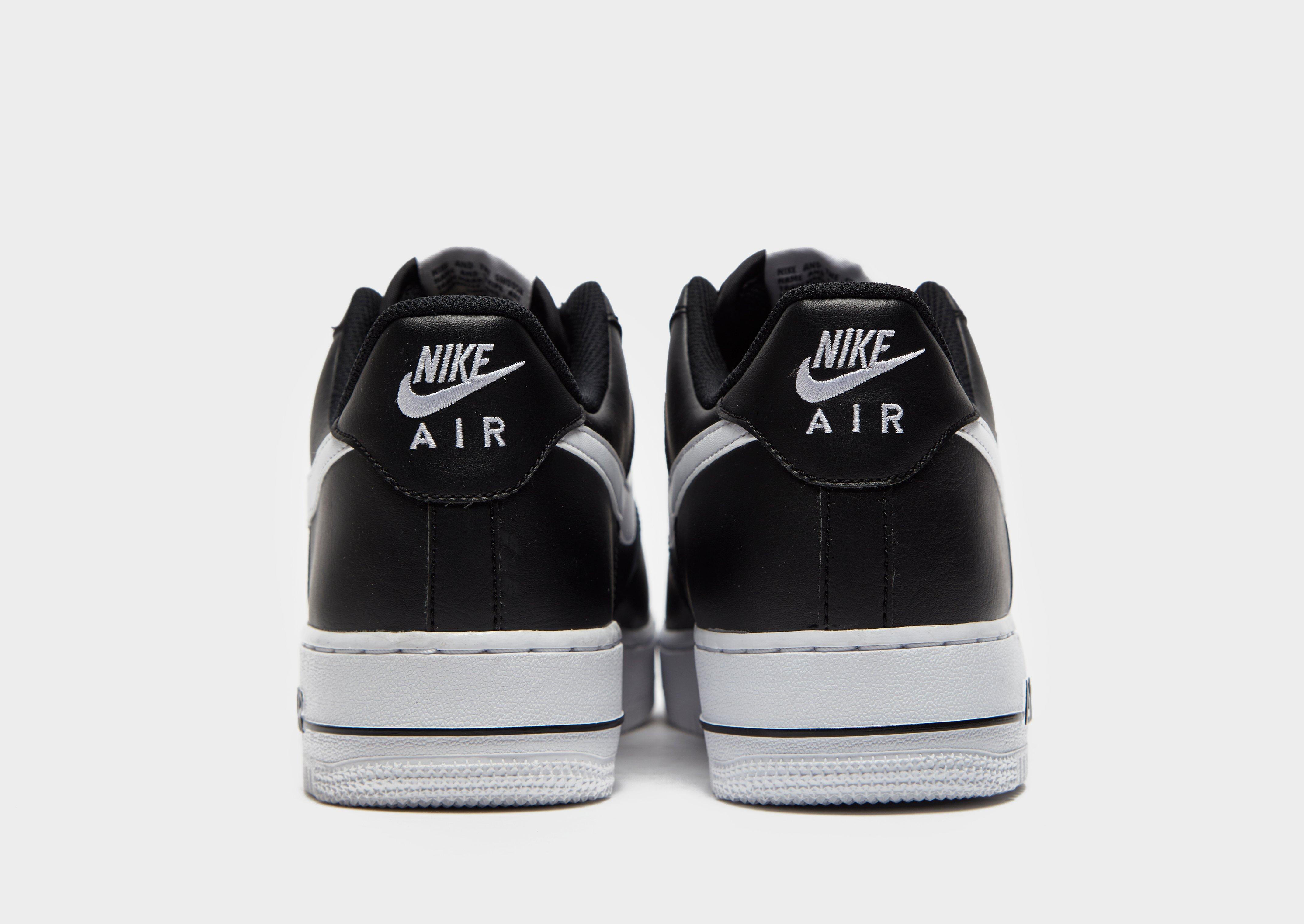 air force 1 black trainers