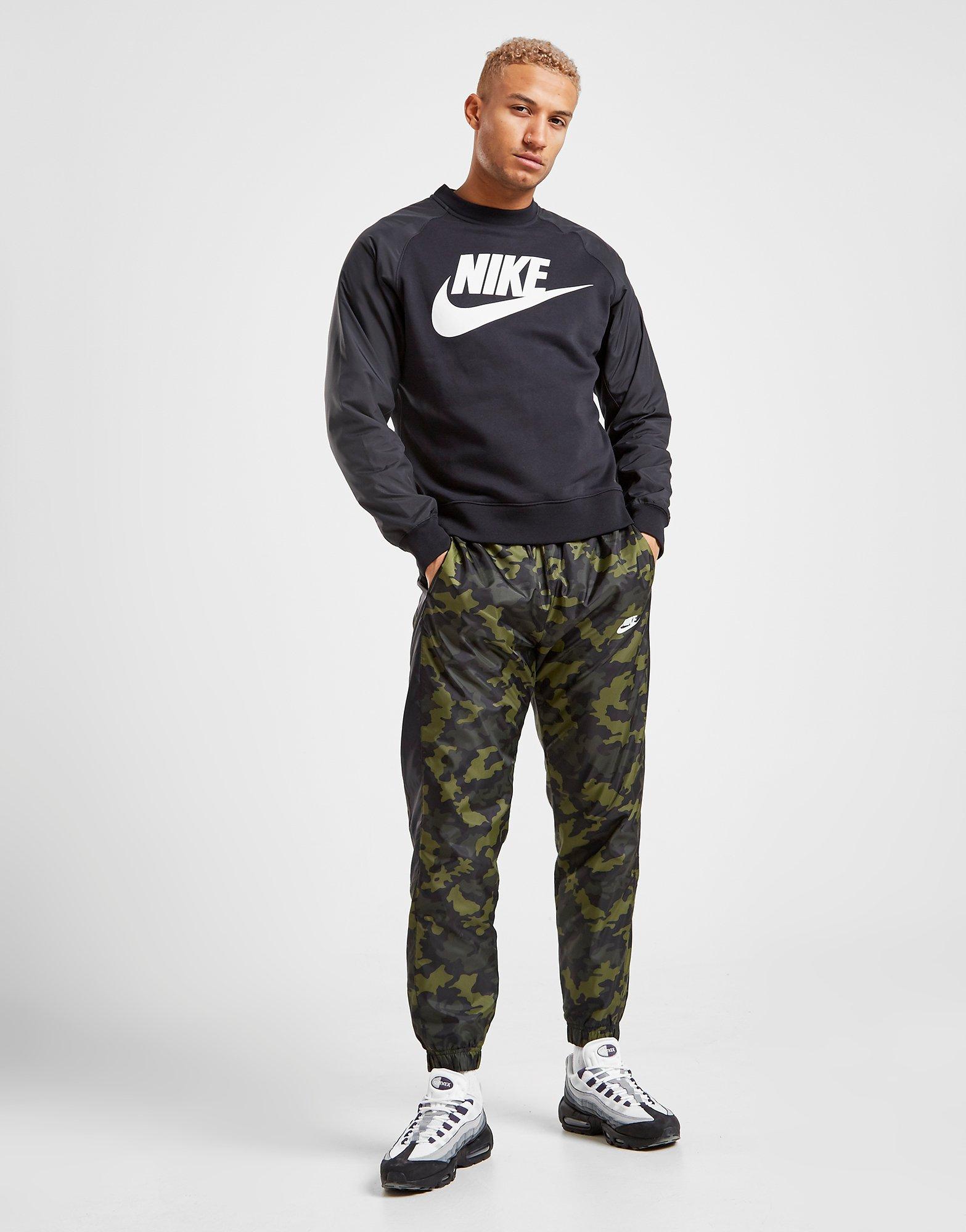 nike hybrid crew tracksuit