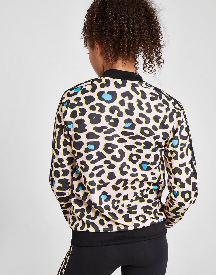 adidas Originals Girls' All Over Print Superstar Track Top Junior