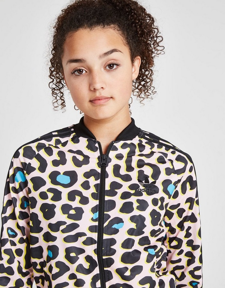 adidas Originals Girls' All Over Print Superstar Track Top Junior