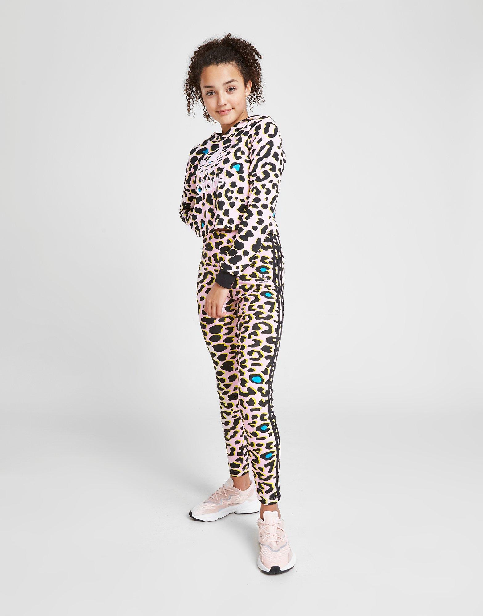 girls leopard print adidas