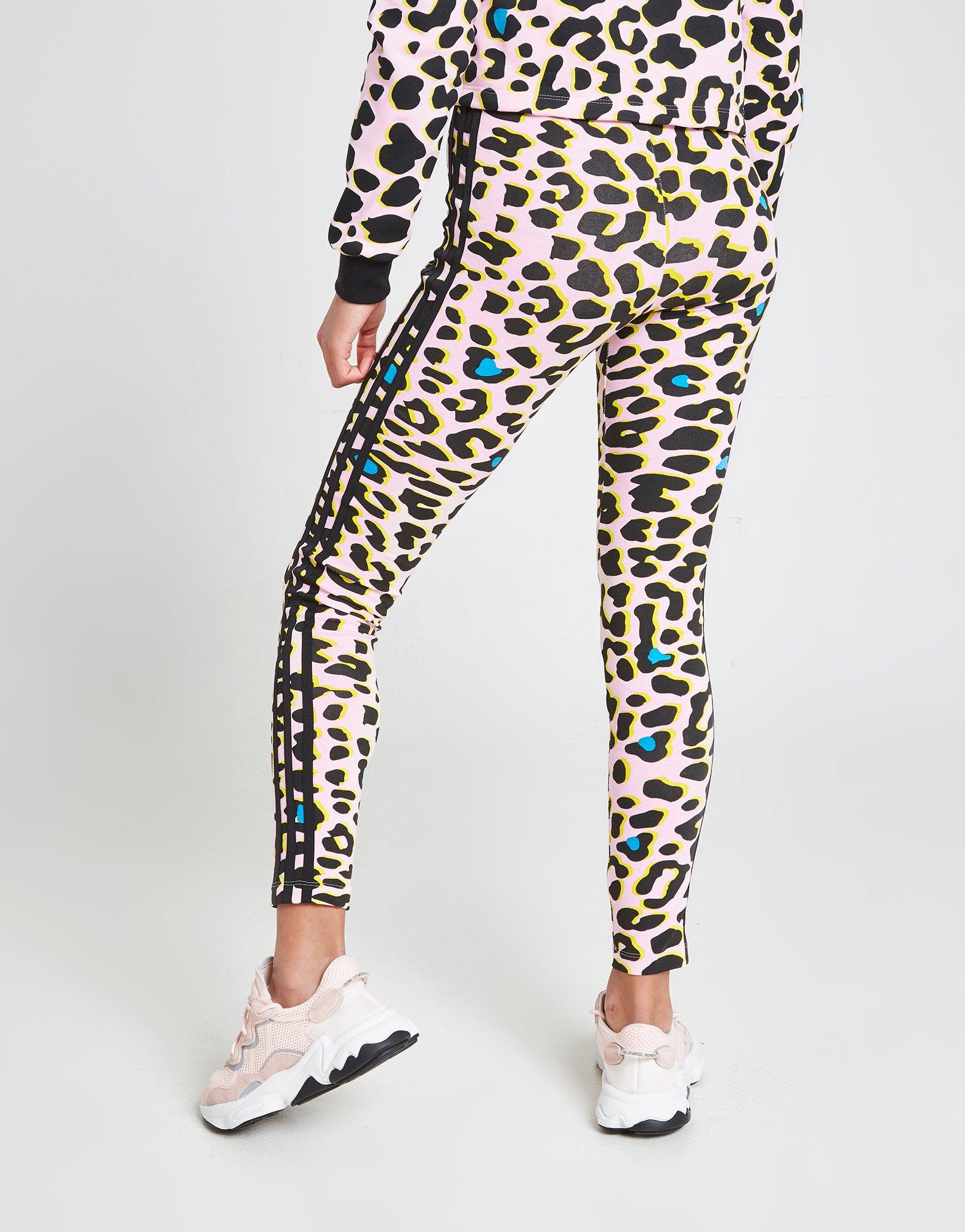 girls leopard adidas